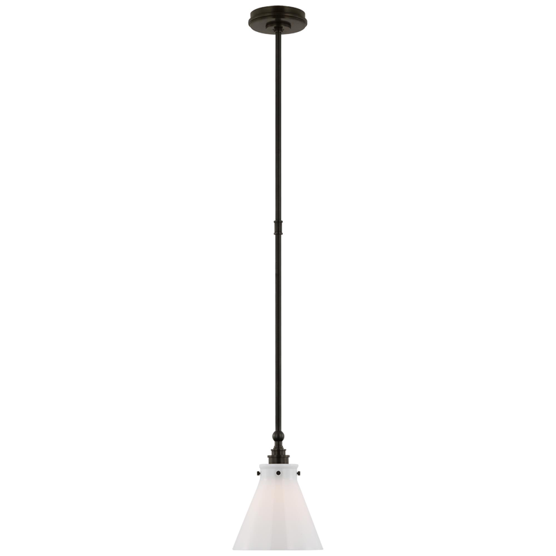 Visual Comfort Signature Collection Chapman and Myers Parkington 7 Inch LED Mini Pendant