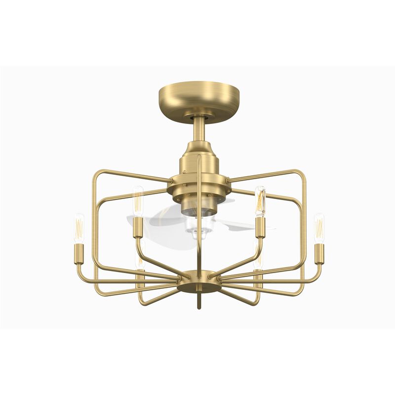 Influencer 14 Inch Chandelier Ceiling Fan with Light Kit by Fanimation
