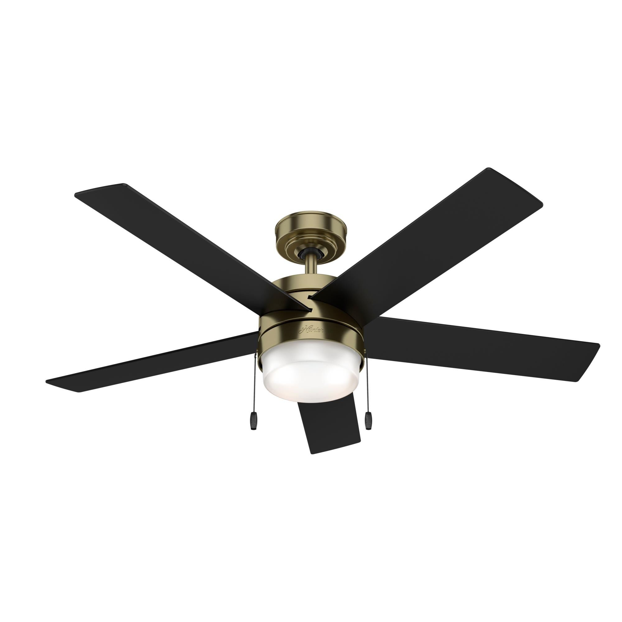 Claudette 52 Inch Ceiling Fan with Light Kit by Hunter Fan