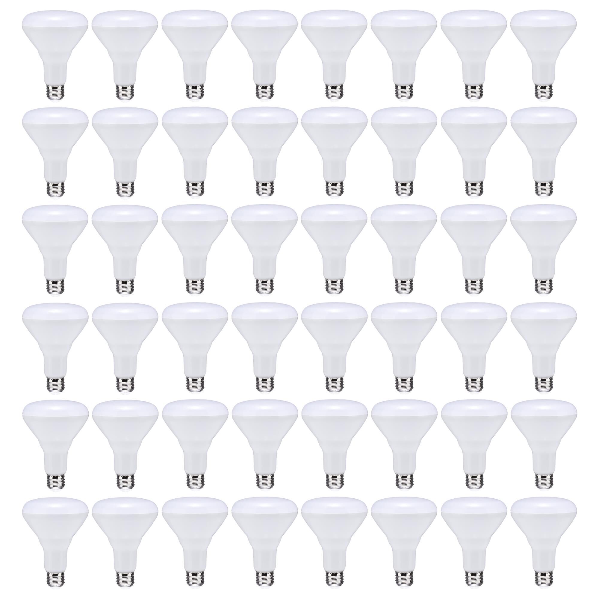 Dimmable 8.5 Watt 2700K BR30 LED Light Bulb by Satco