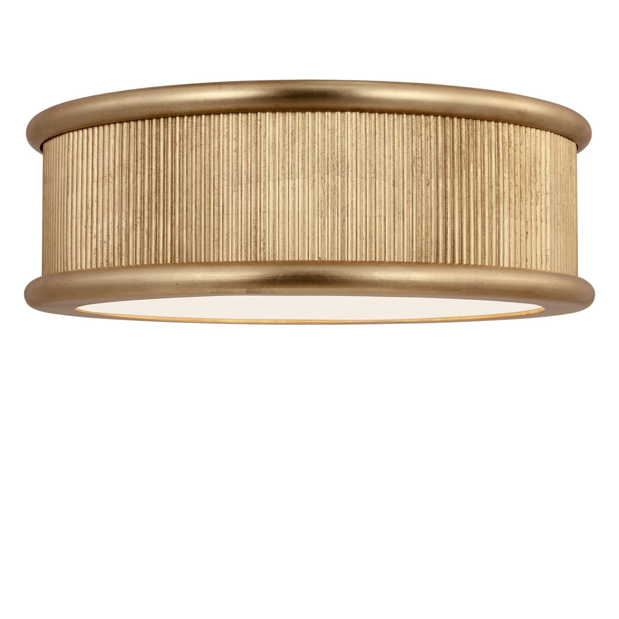 Shown in Gild finish and Silk Screen White Inside, Clear Outside shade
