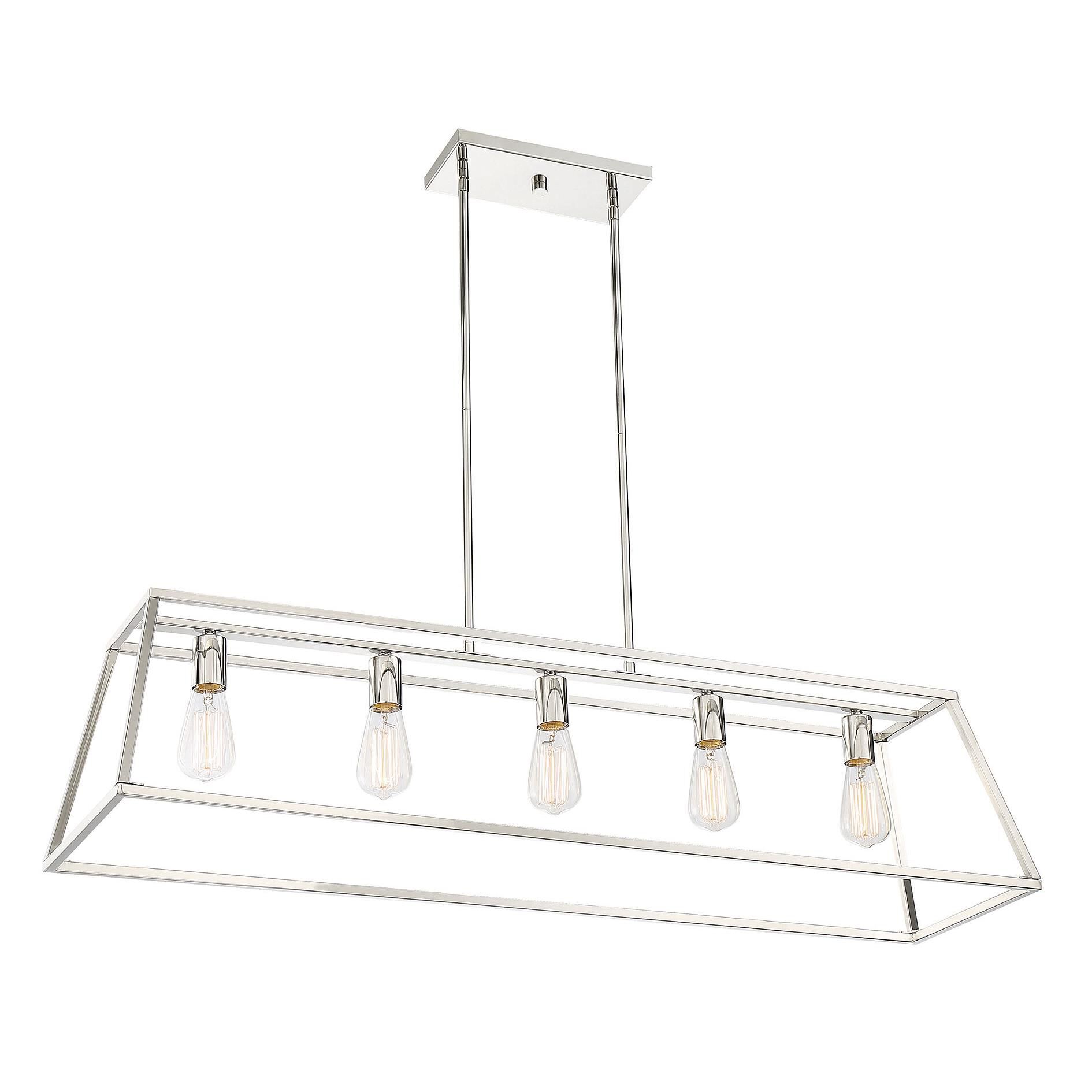 Denton 45 Inch 5 Light Linear Suspension Light by Savoy House