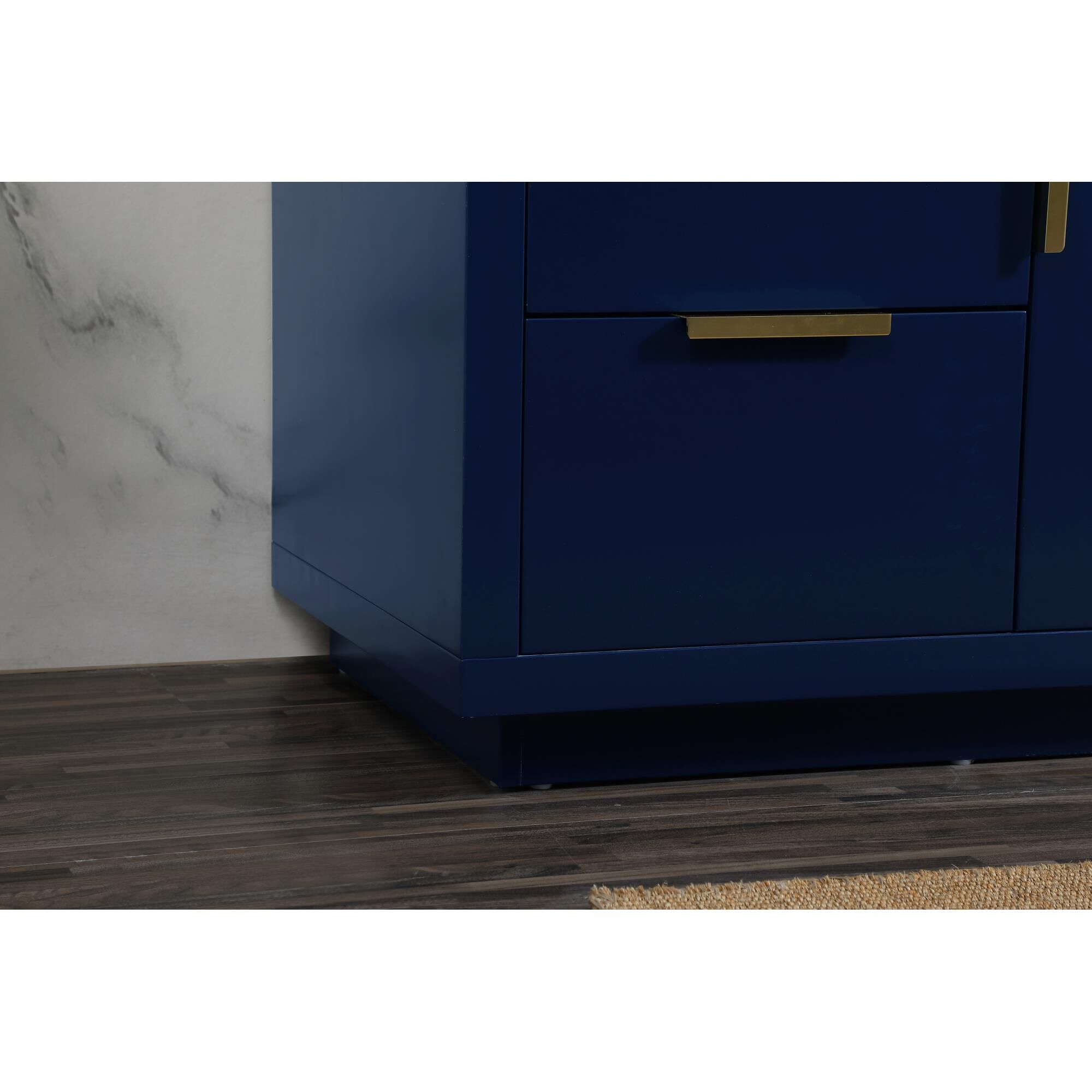 Shown in Blue finish