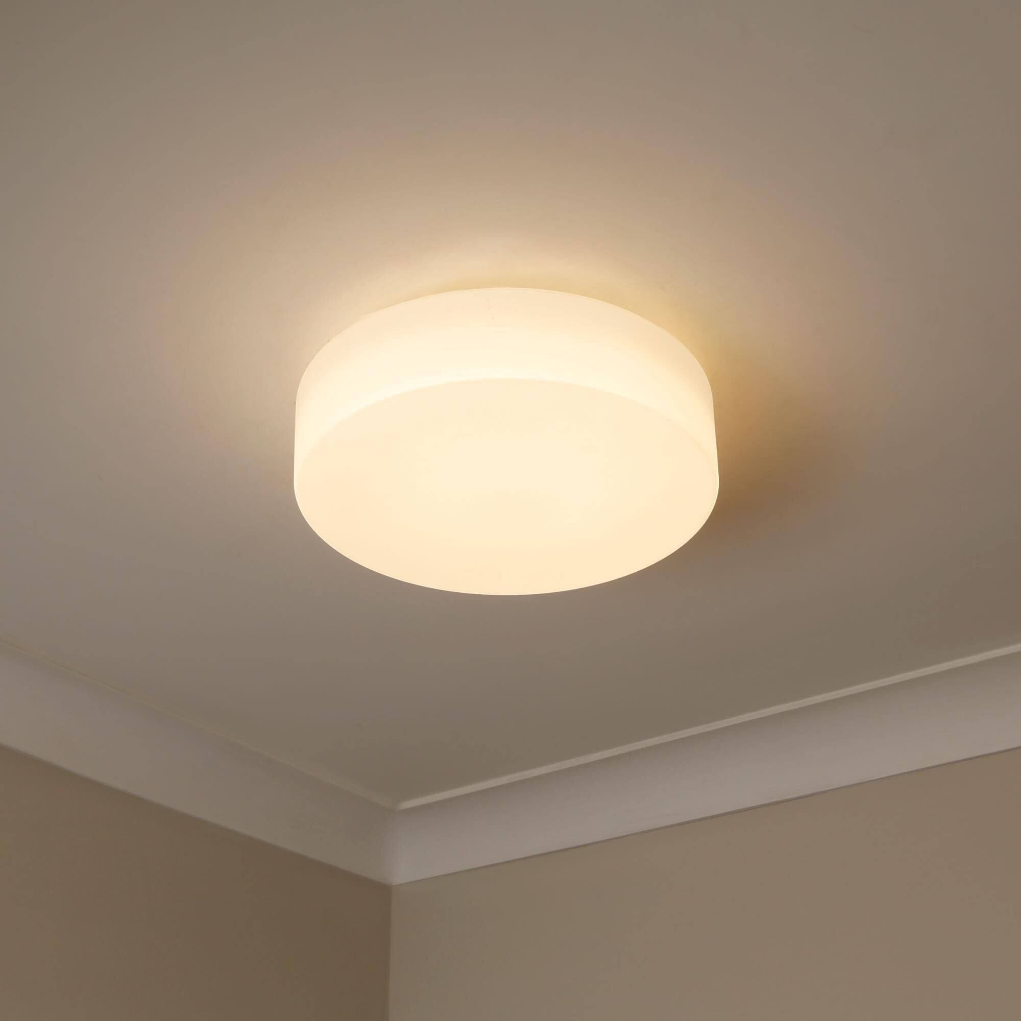 Toli 12 Inch 1 Light LED Flush Mount by Golden Lighting