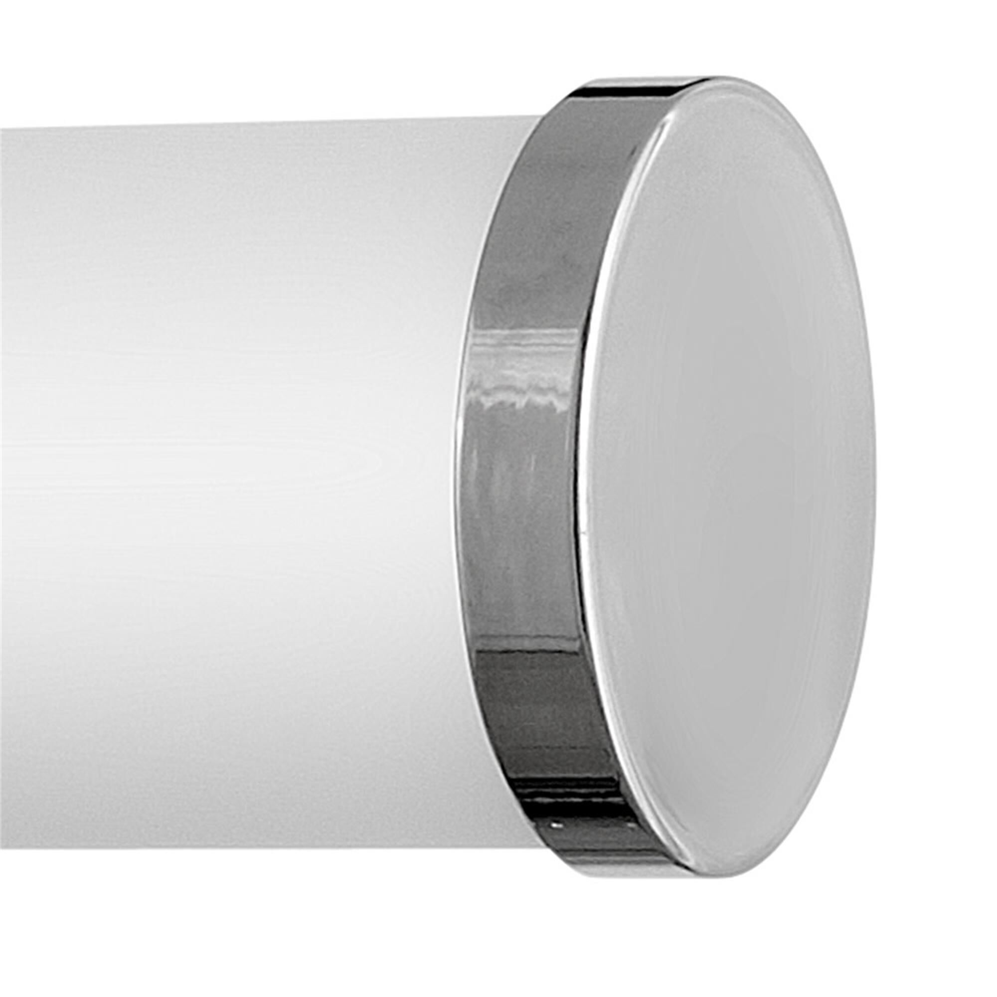Shown in Polished Nickel with Lacquered Brass Accents finish and Etched Opal glass