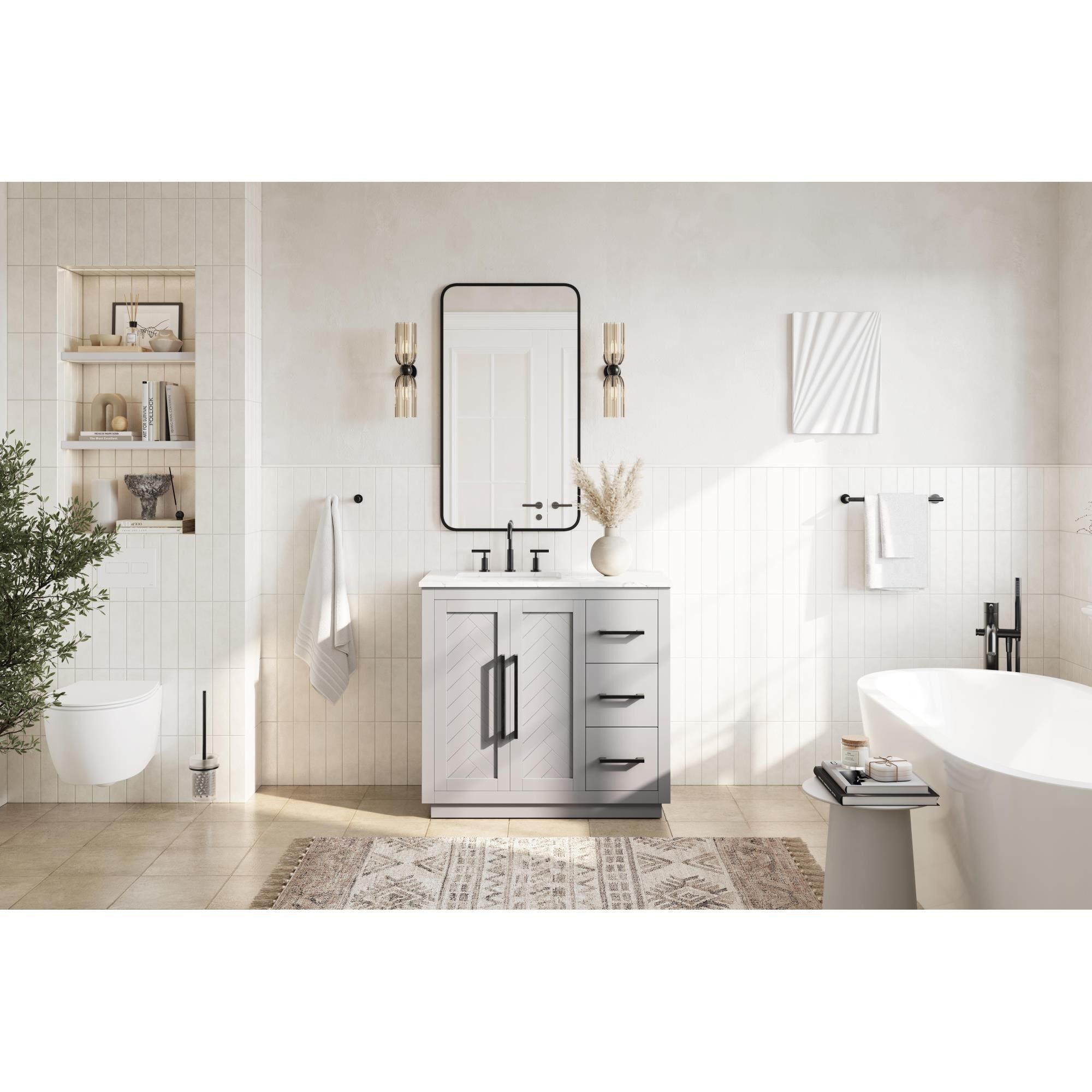 Chase 36 Inch Bath Vanity by Elegant Dcor