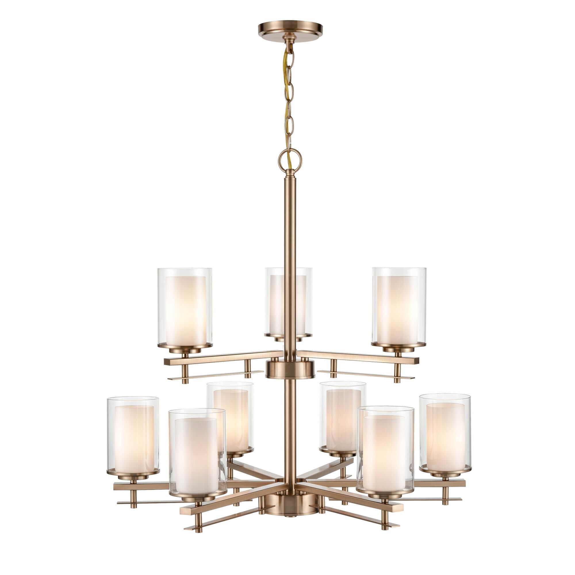 Huderson 29 Inch 9 Light Chandelier by Millennium Lighting