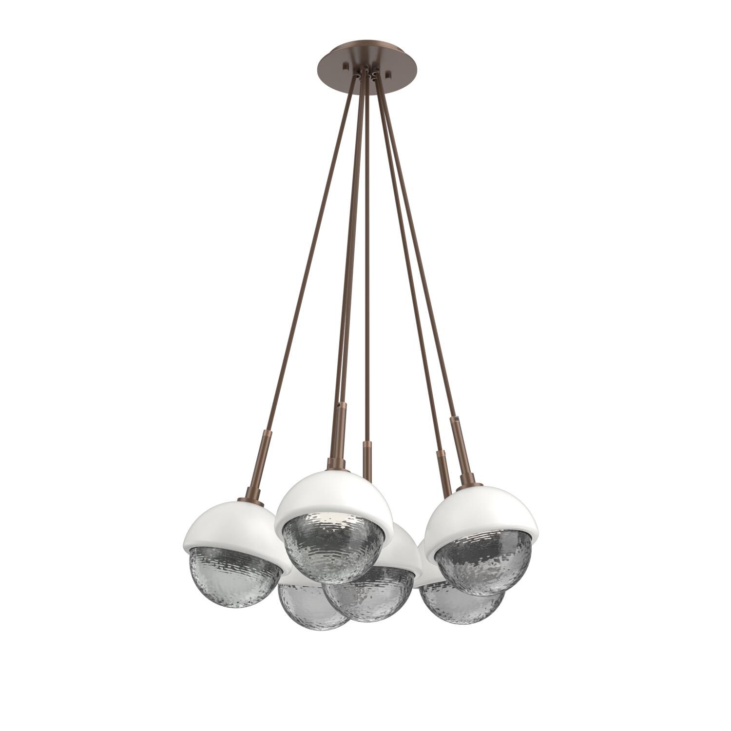 Shown in Burnished Bronze finish and Smoke glass and Salt White accent