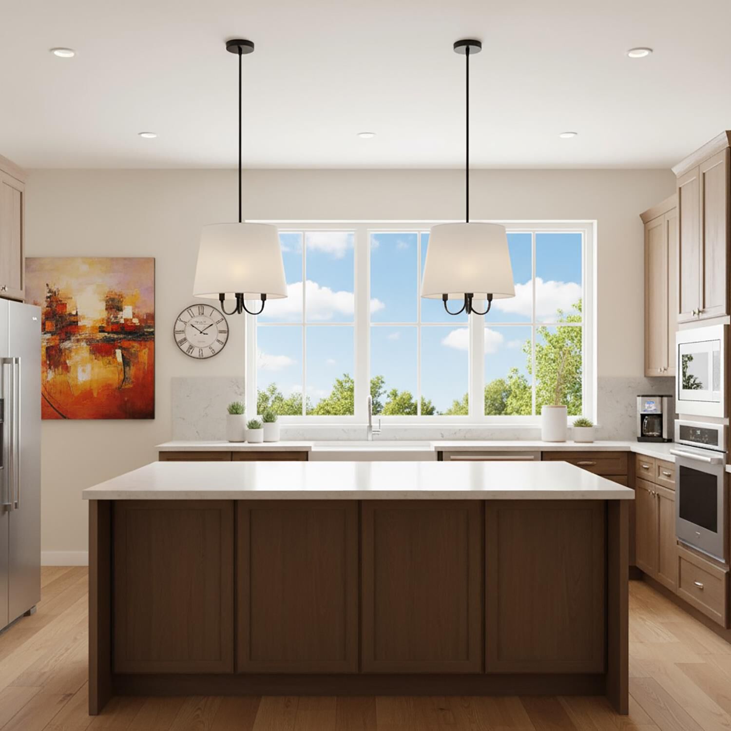 Steven Sabados (S&C) Rhythm 15 Inch Large Pendant by Artcraft