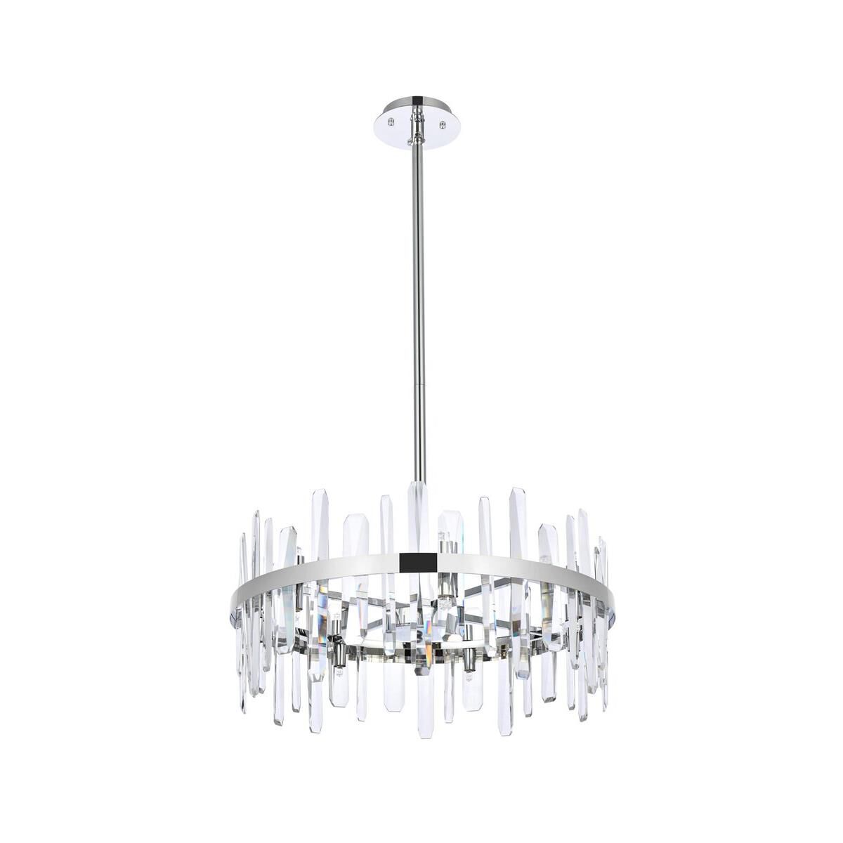 Serena 25 Inch Large Pendant by Elegant Lighting