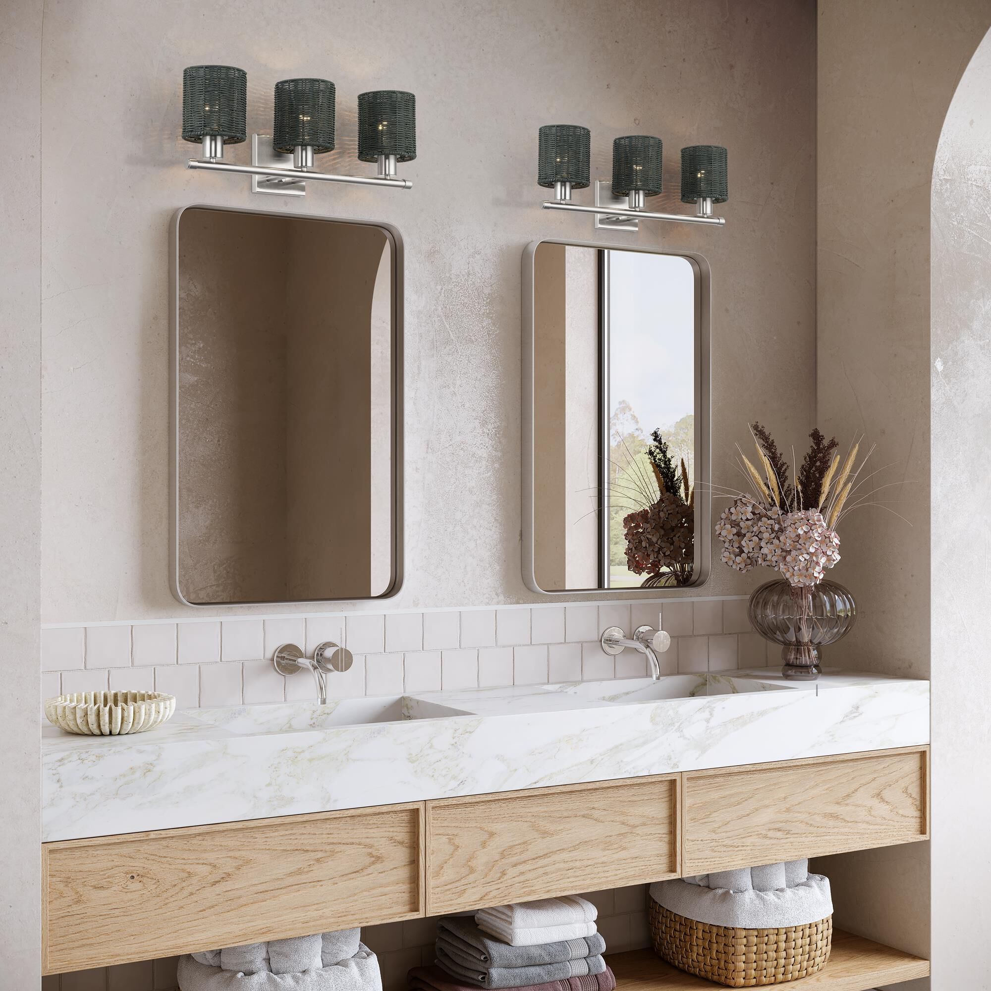 Weavington 24 Inch Bath Vanity Light by Livex Lighting