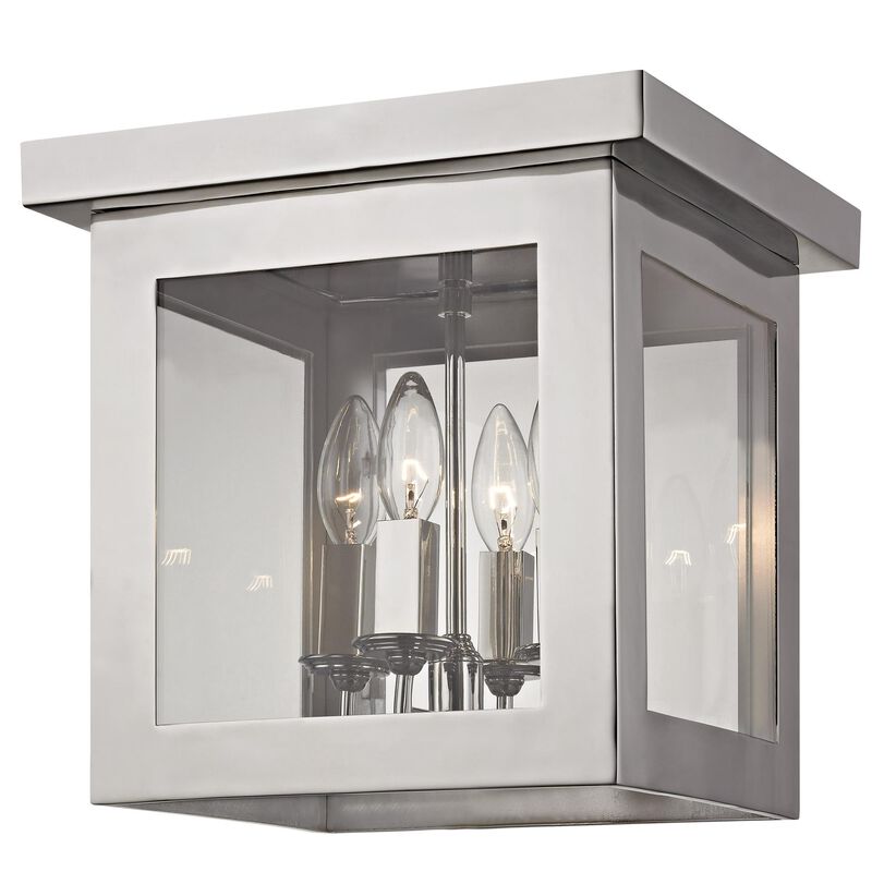 Brian Patrick Flynn Hurley 12 Inch 4 Light Flush Mount by Crystorama