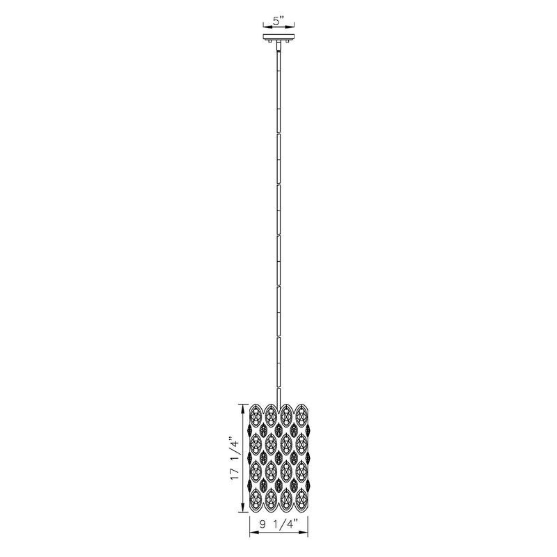 Dealey 9 Inch Mini Pendant by Z-Lite