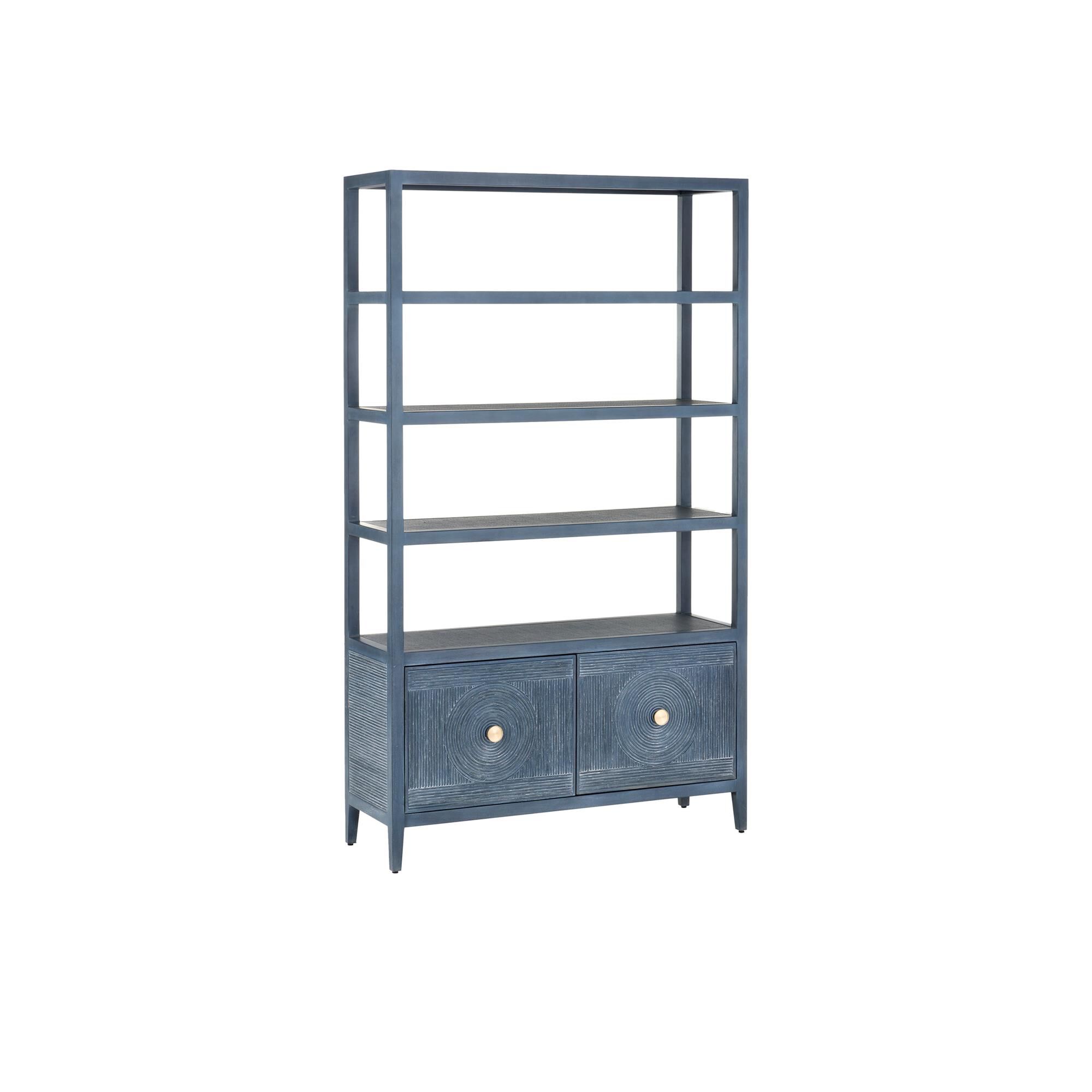 Shown in Vintage Navy and Brushed Brass finish