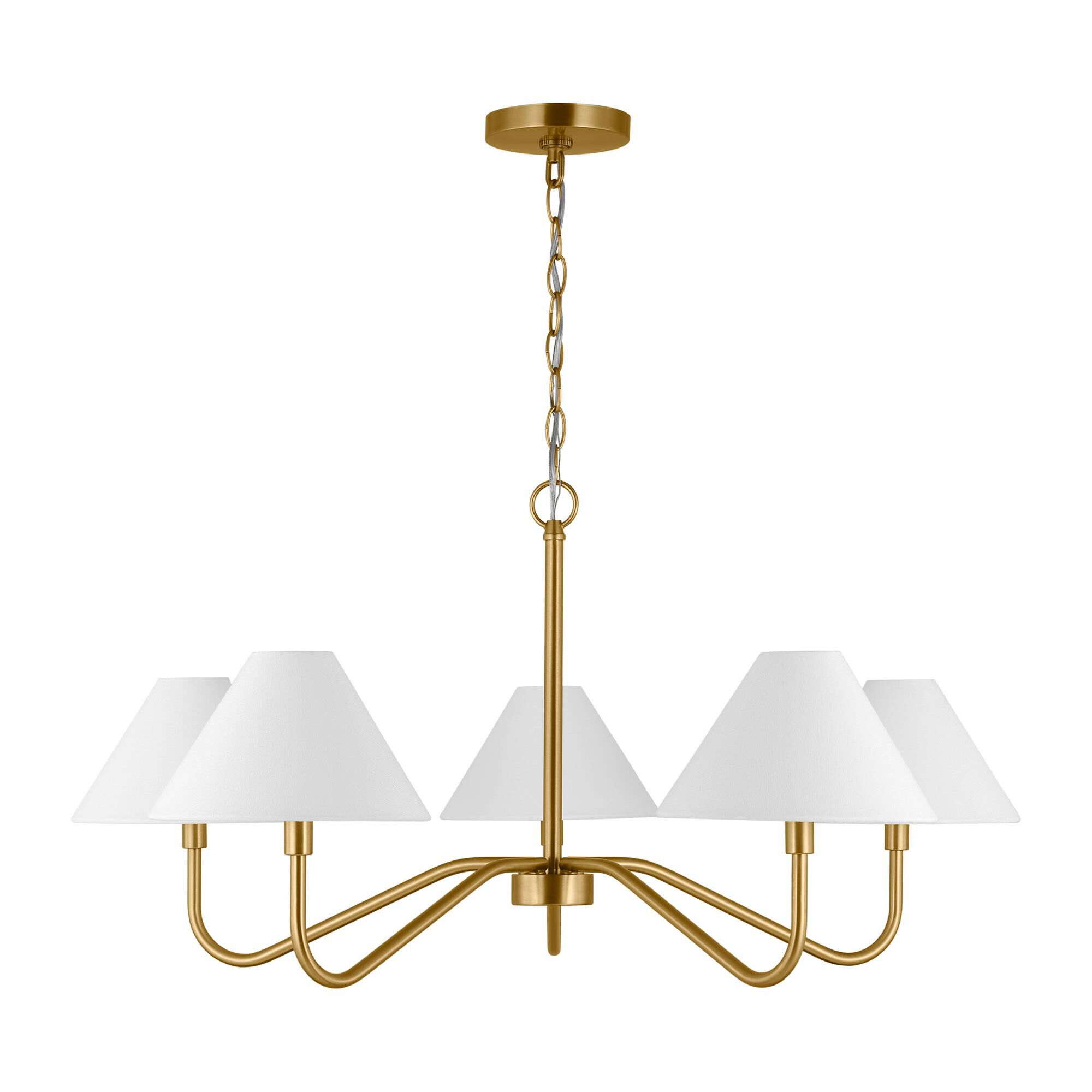 Shown in Satin Brass finish