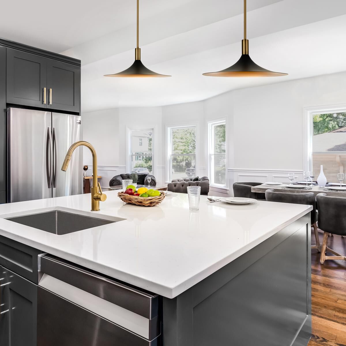 dweLED Cochere 18 Inch LED Large Pendant