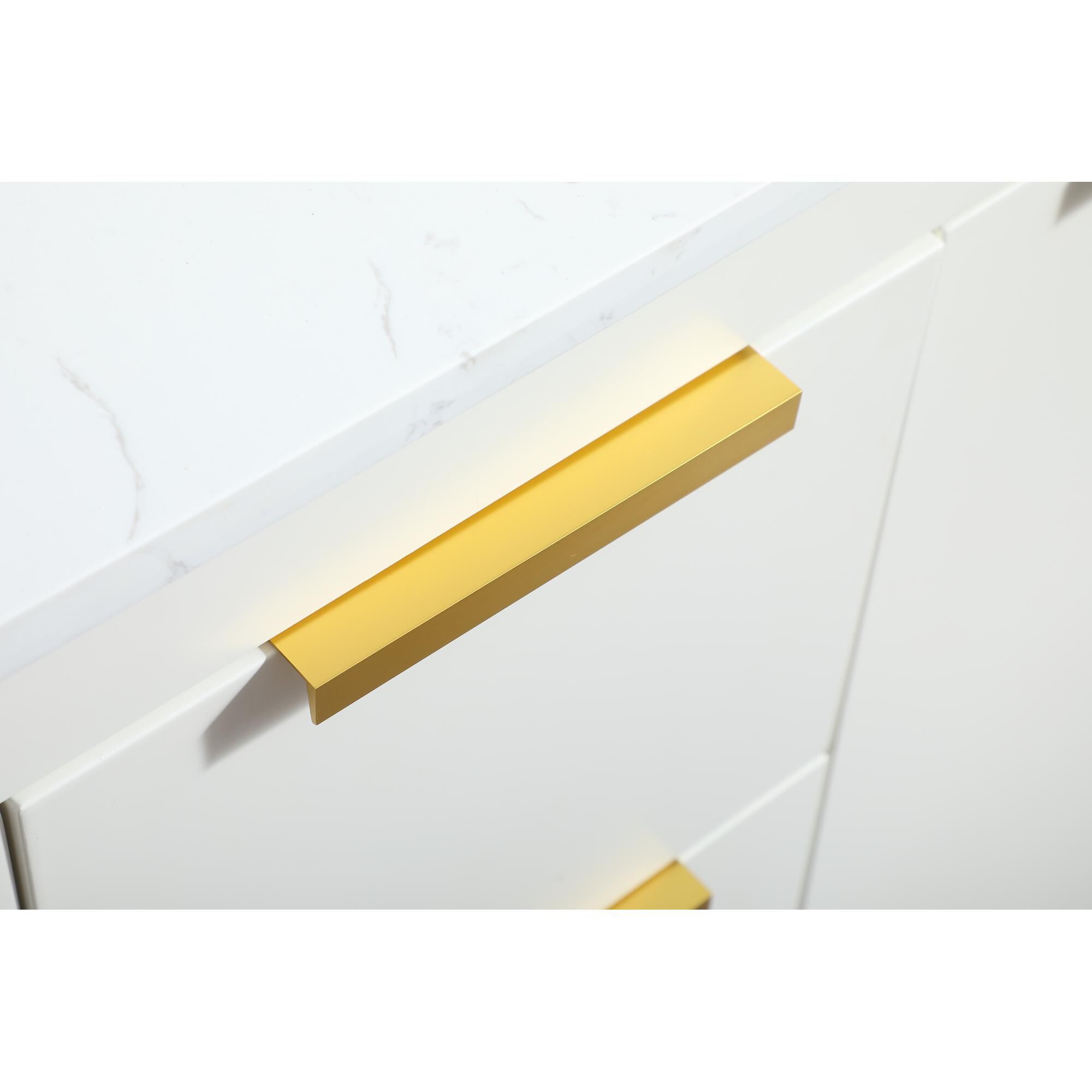 Shown in White finish