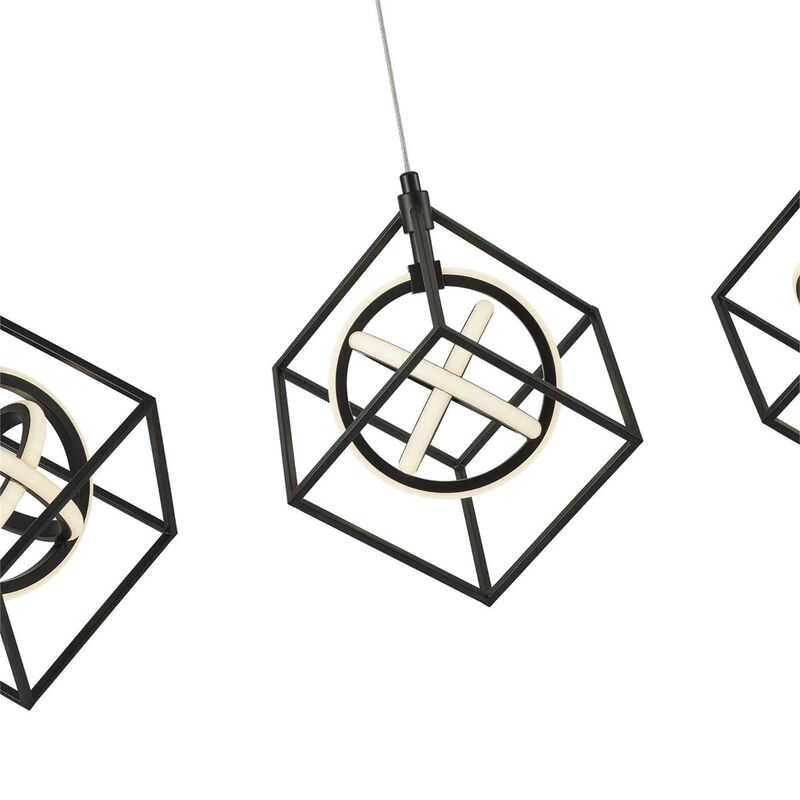 Tulip 28 Inch 12 Light Linear Suspension Light by Artcraft