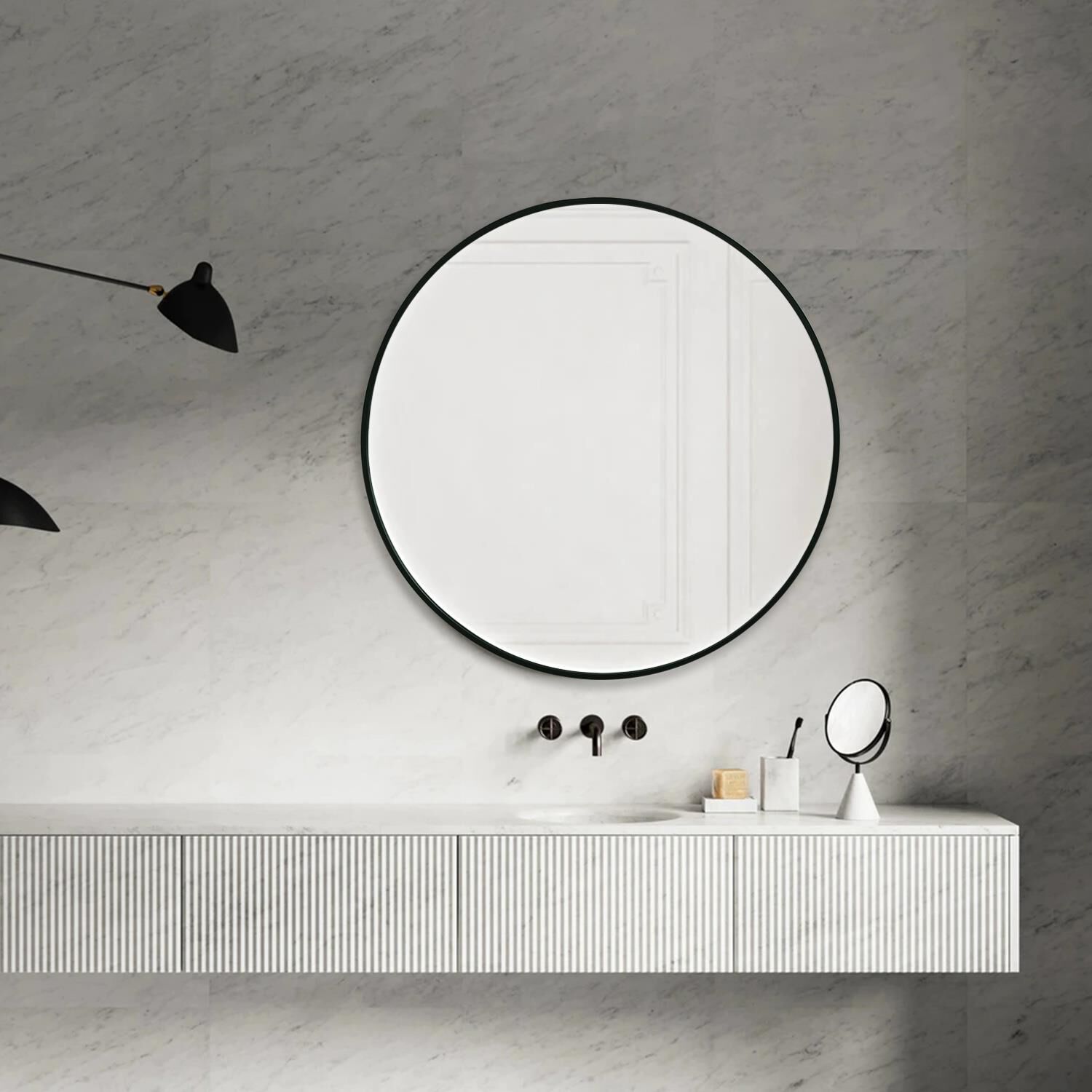 En Passant Bathroom Mirror by Decor Wonderland
