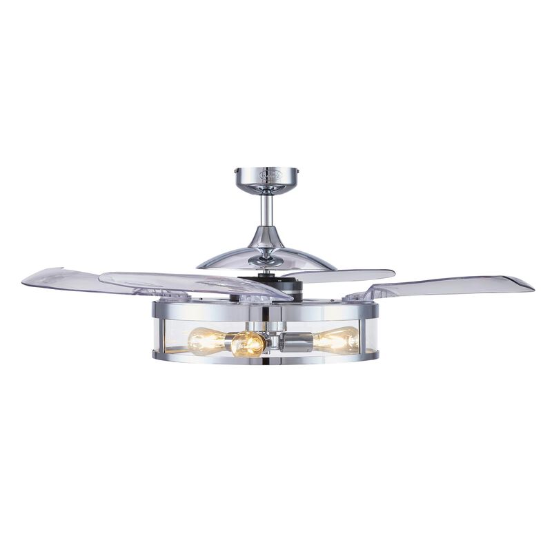 Classic 48 Inch Ceiling Fan with Light Kit by Beacon Lighting