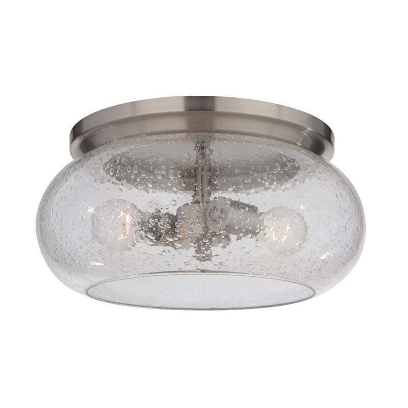 Serene 14 Inch 2 Light Semi Flush Mount by Craftmade