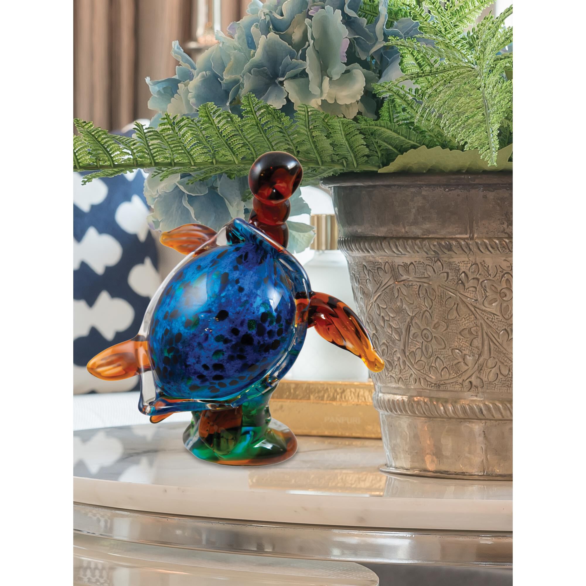 Shown in Multicolored Handcrafted Glass finish
