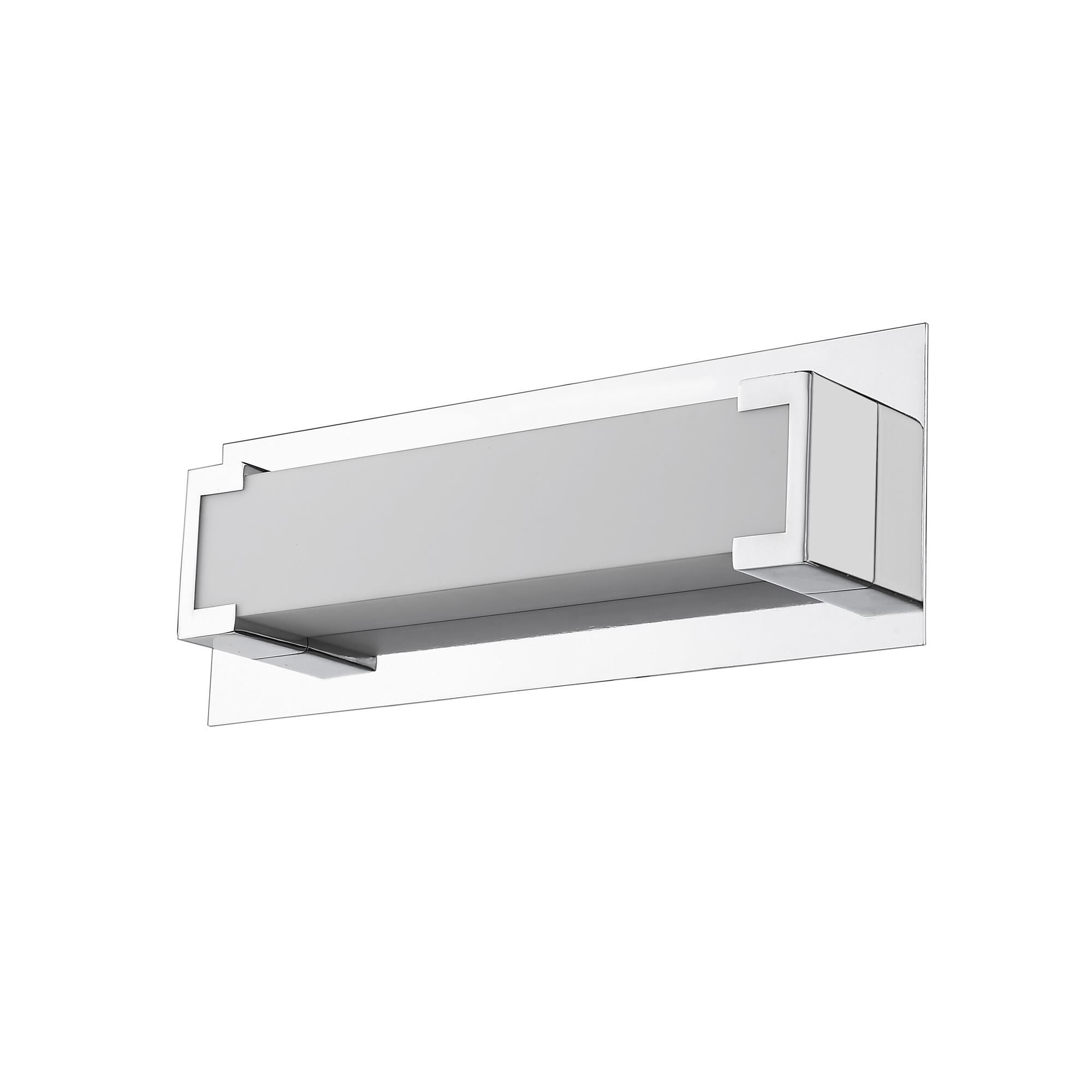 Shown in Chrome finish and Acrylic glass and Acrylic shade