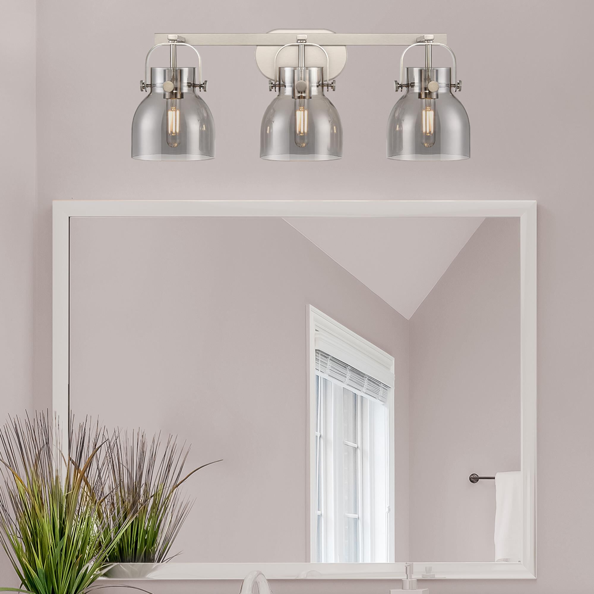 Bruno Marashlian Pilaster II Bell 27 Inch Bath Vanity Light by Innovations Lighting