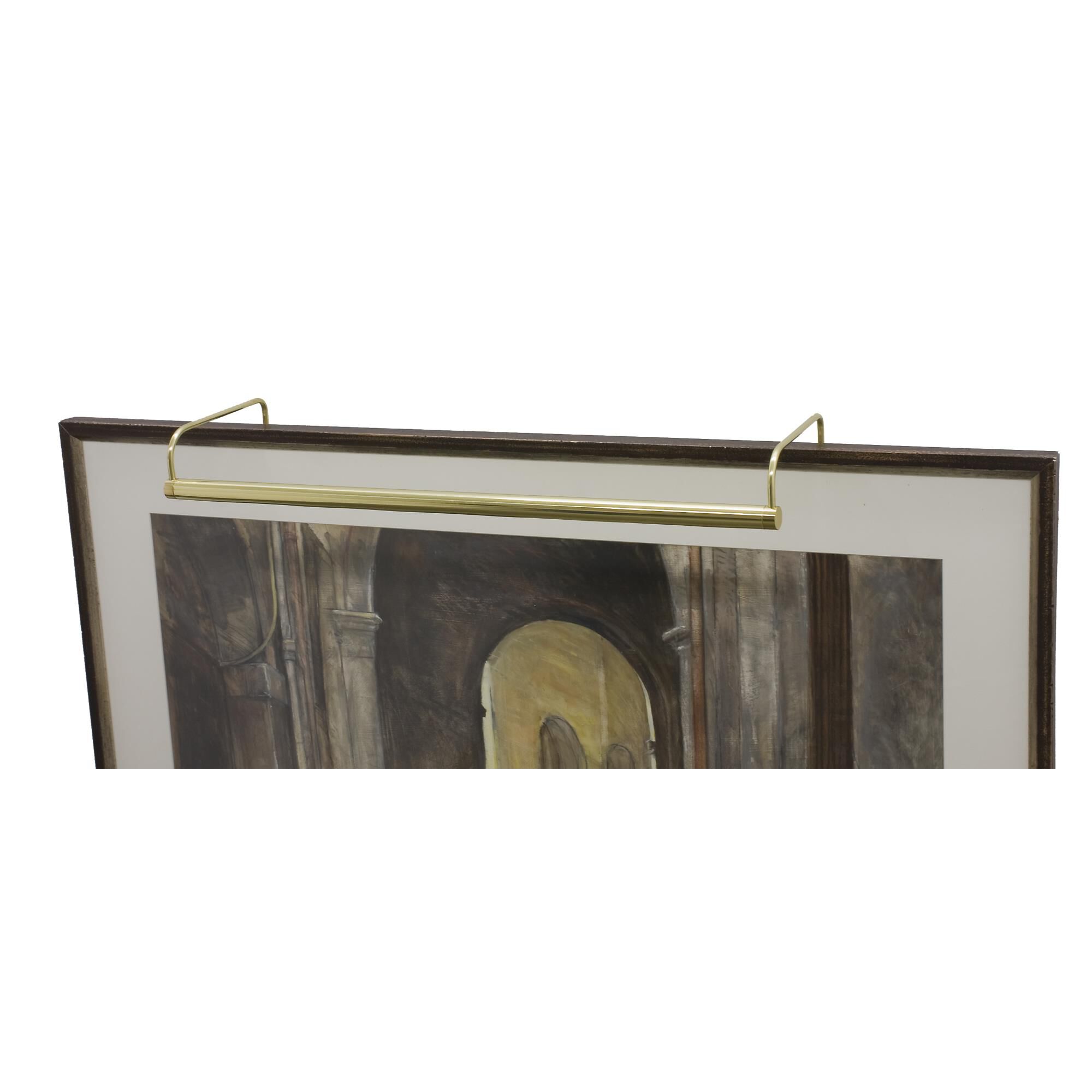 Shown in Polished Brass finish and Metal shade