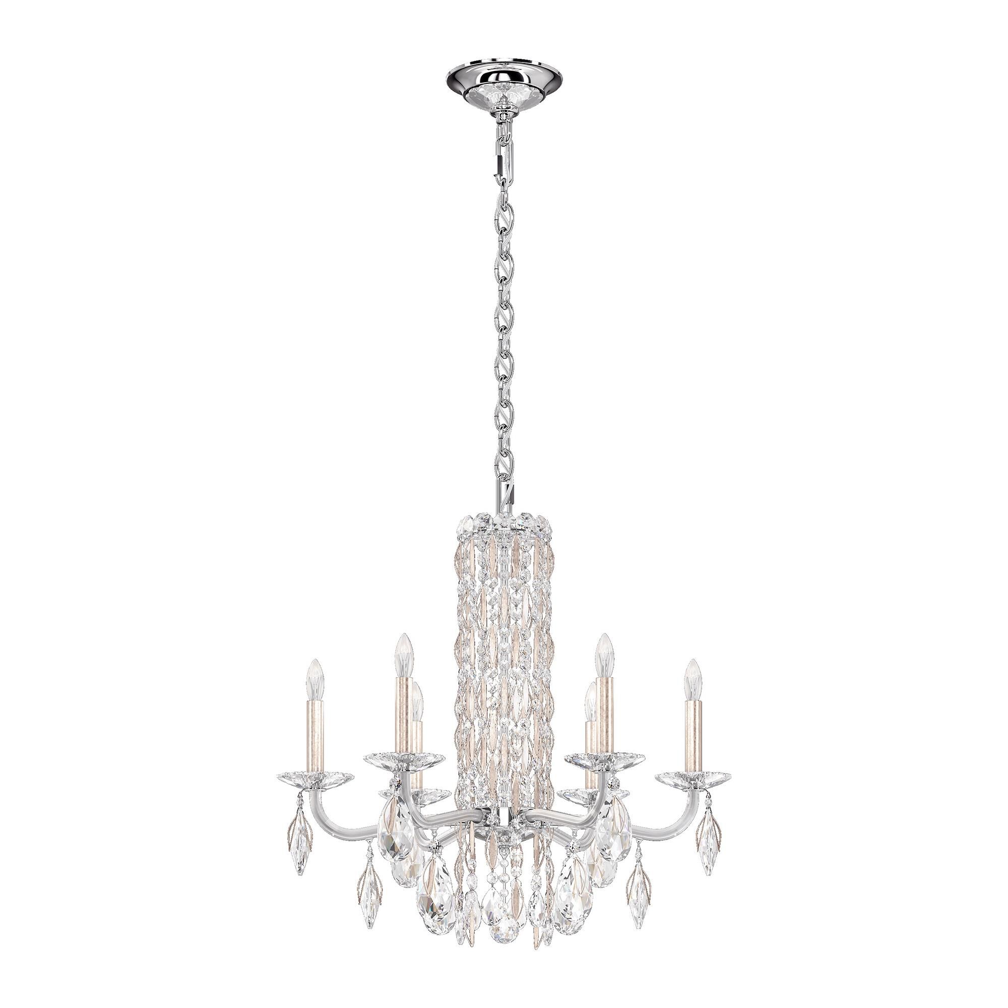Shown in Antique Silver finish and Clear Radiance crystal