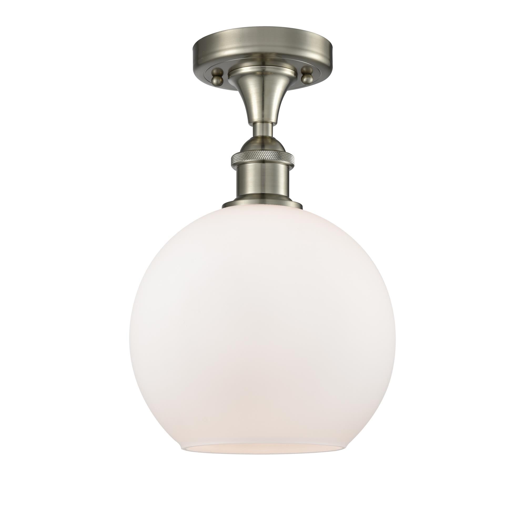 Bruno Marashlian Athens 8 Inch 1 Light Semi Flush Mount by Innovations Lighting