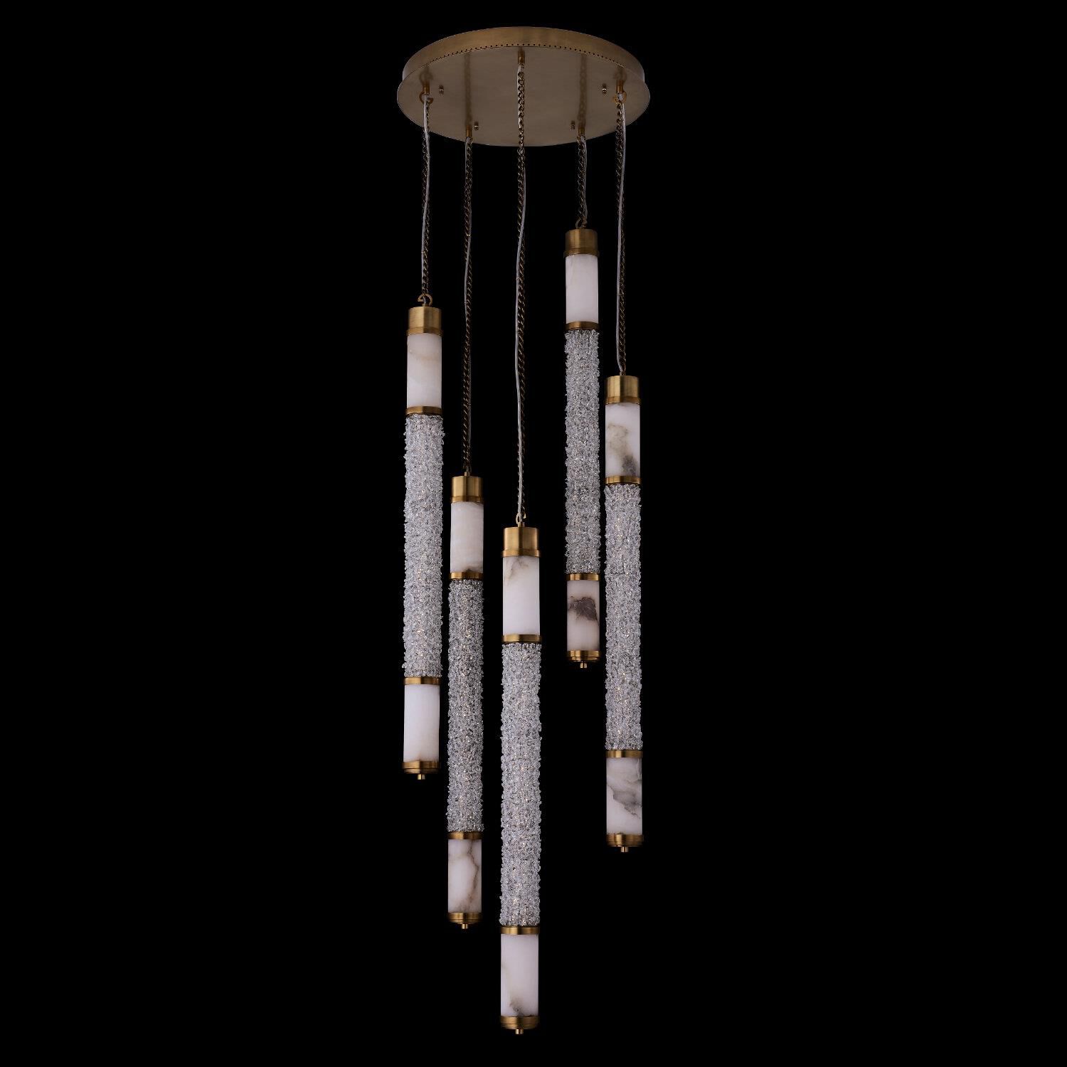 Tubo 24 Inch Cage Pendant by Allegri