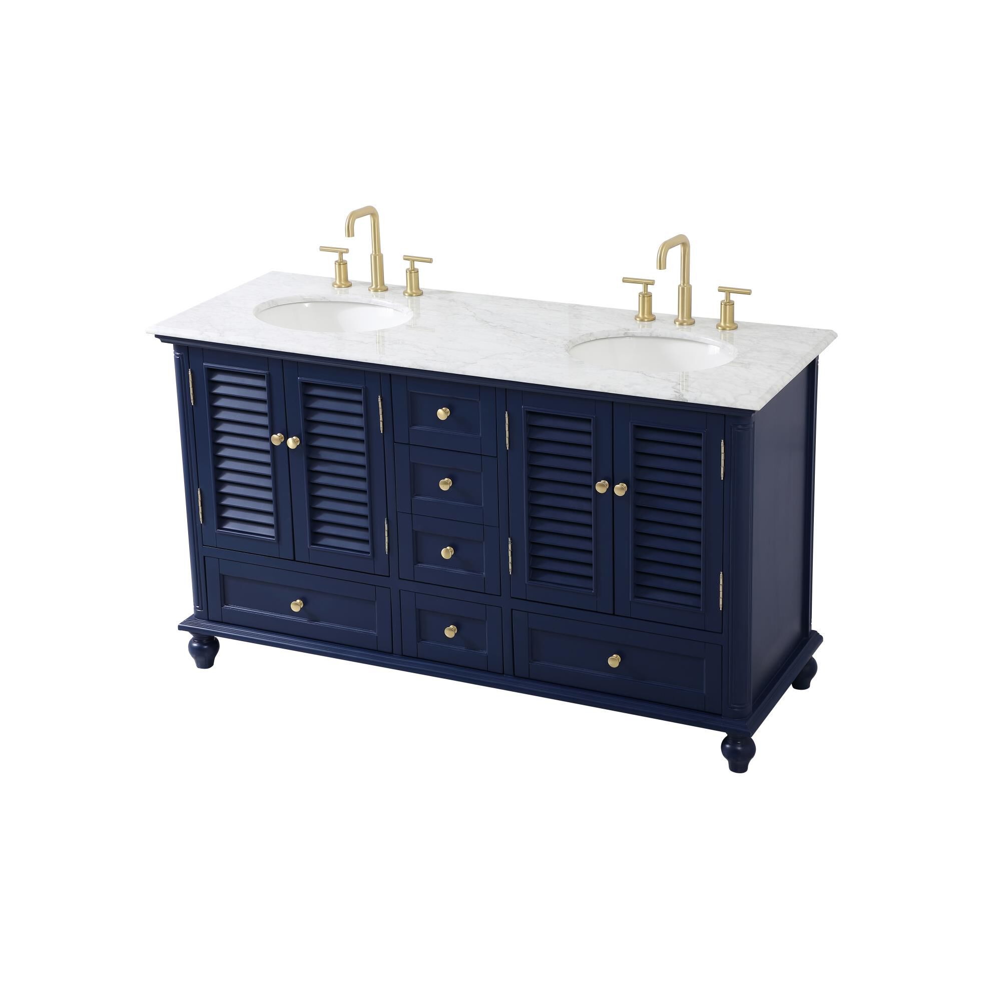 Shown in Blue finish