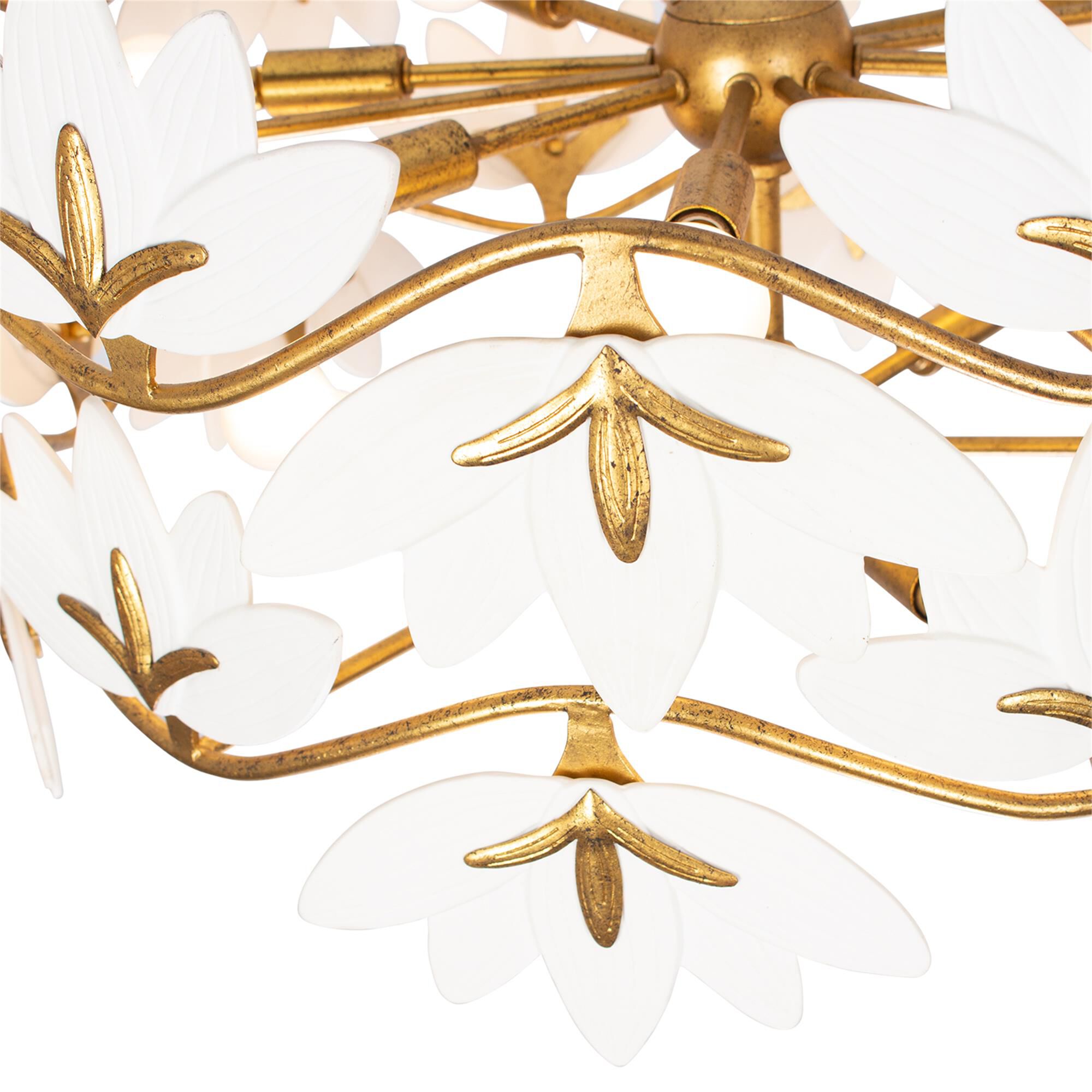 Shown in Oxidized Gold Leaf finish