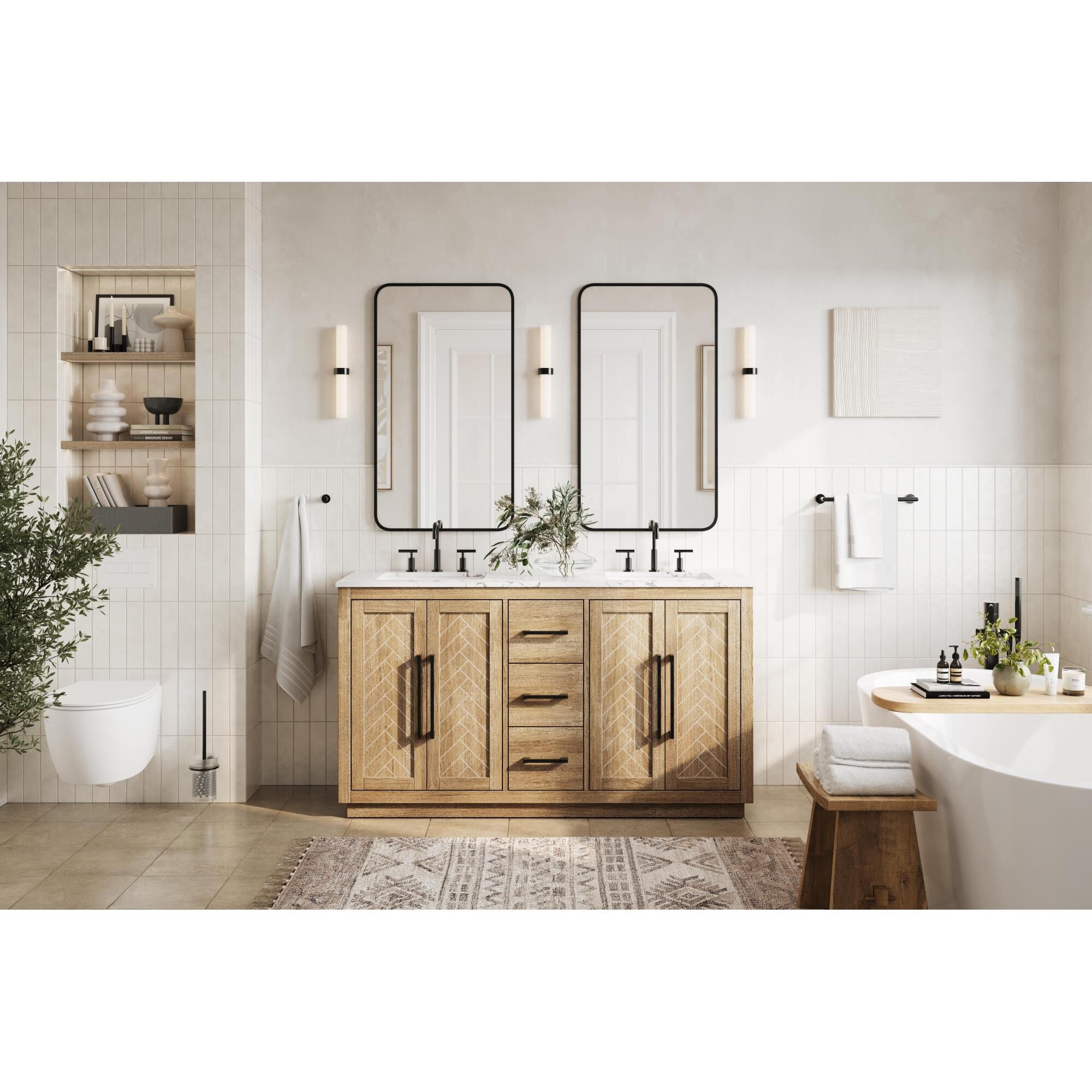 Chase 60 Inch Bath Vanity by Elegant Dcor