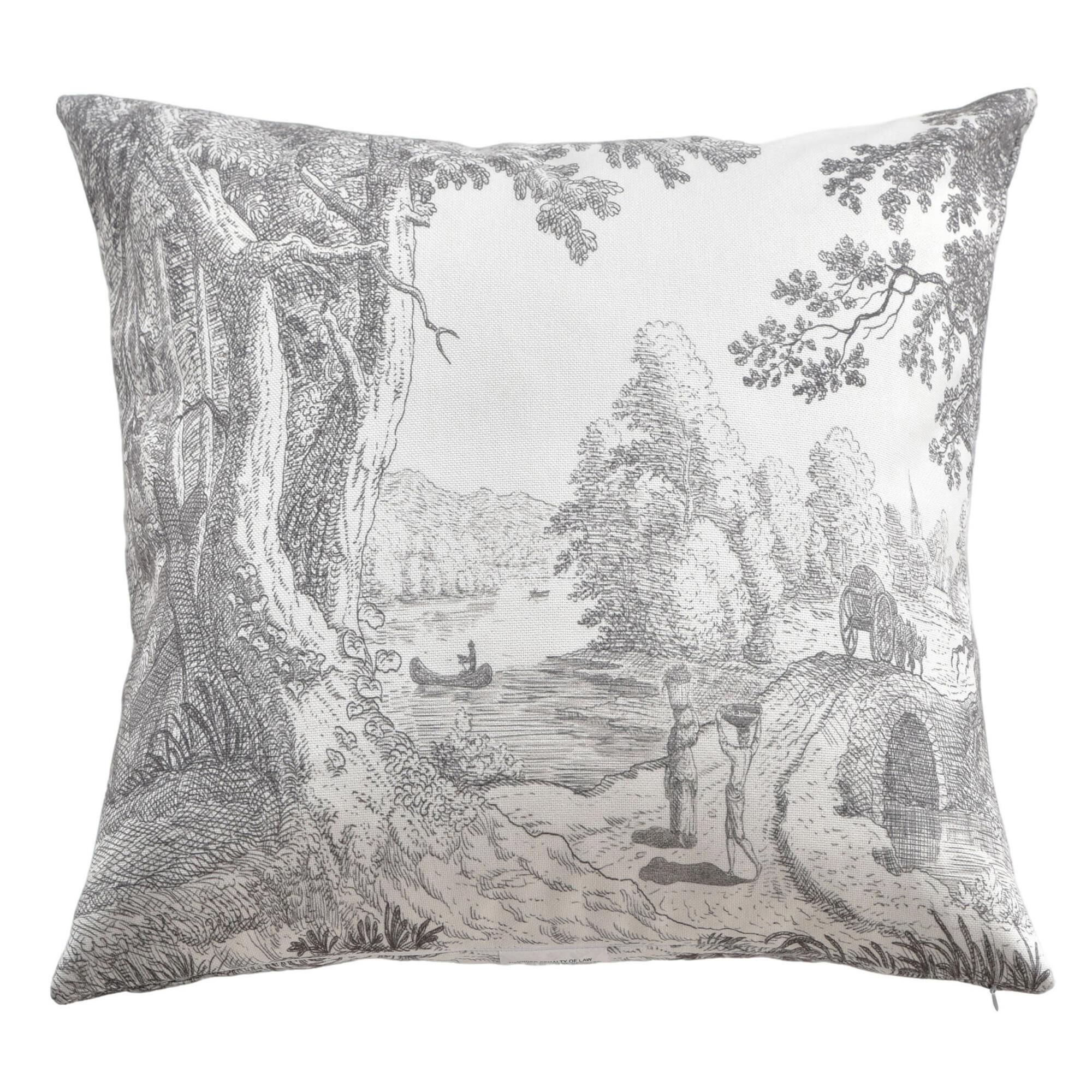 Dann Foley Reverie Toile 24 Inch Decorative Pillow by Stylecraft