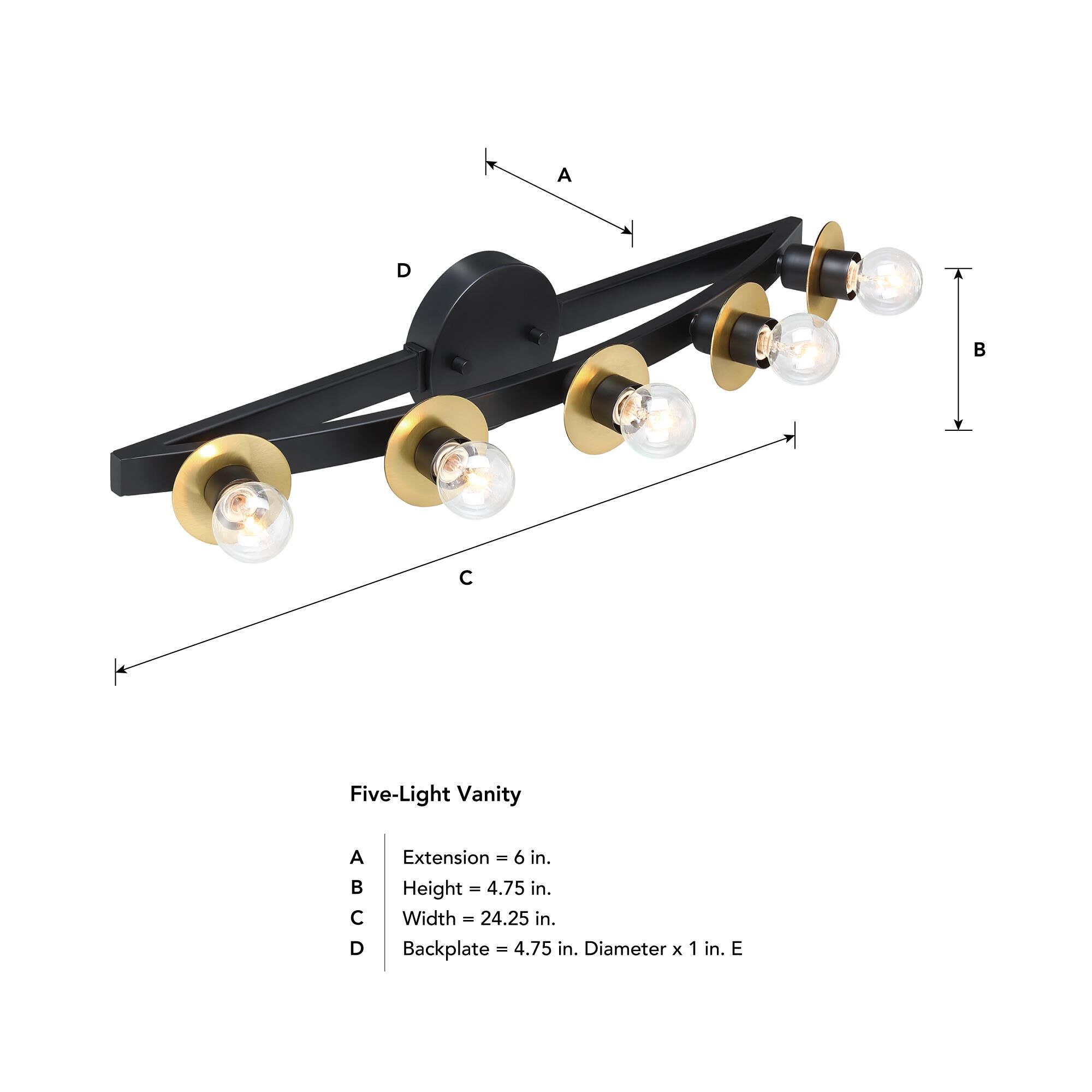 Harmoni 24 Inch Bath Vanity Light by Designers Fountain