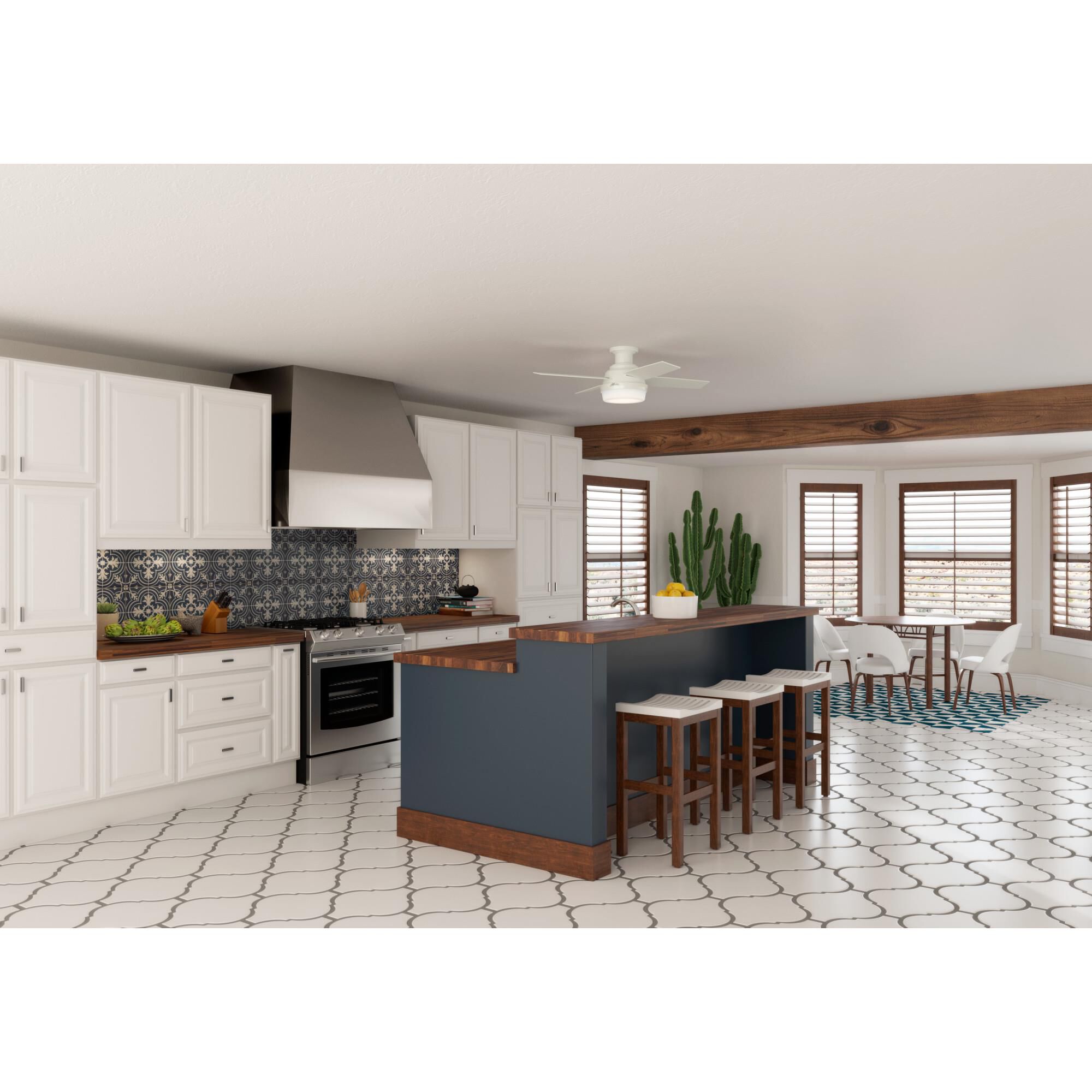 Dempsey Flush Mount Fan by Hunter Fan