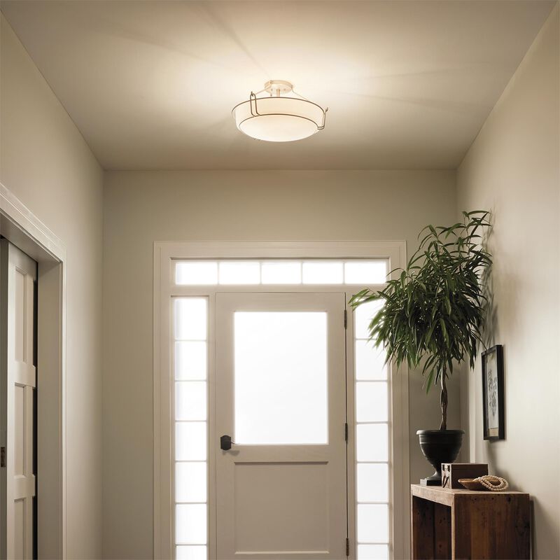 Alkire 22 Inch Semi Flush Mount by Kichler