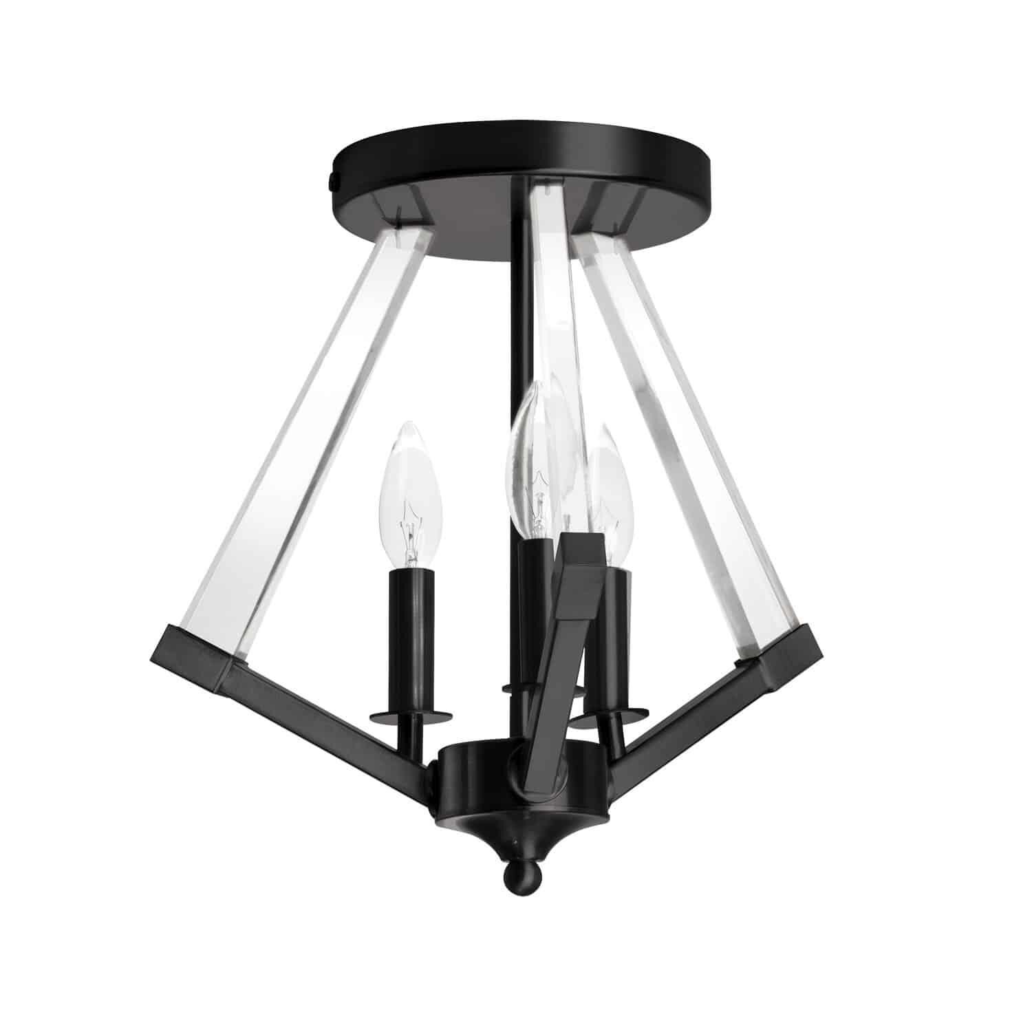 Aalto 15 Inch 3 Light Semi Flush Mount by Dainolite