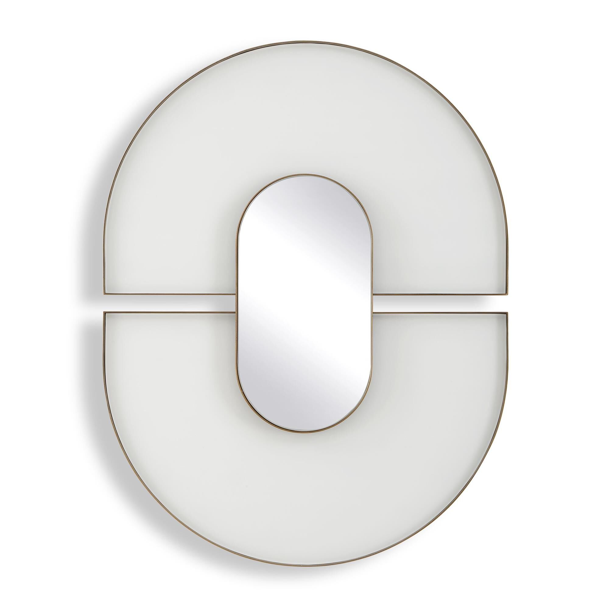 Shown in Gold, White finish