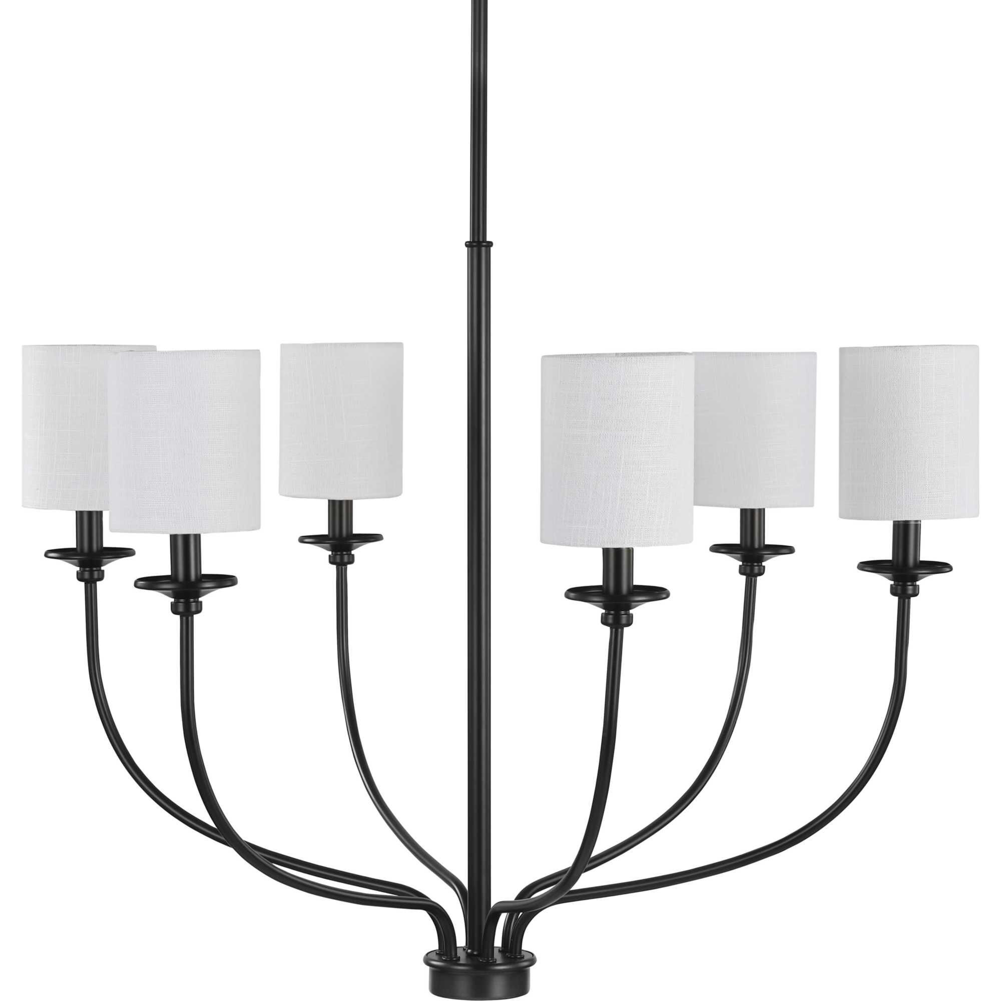 Bonita 30 Inch 6 Light Chandelier by Progress Lighting