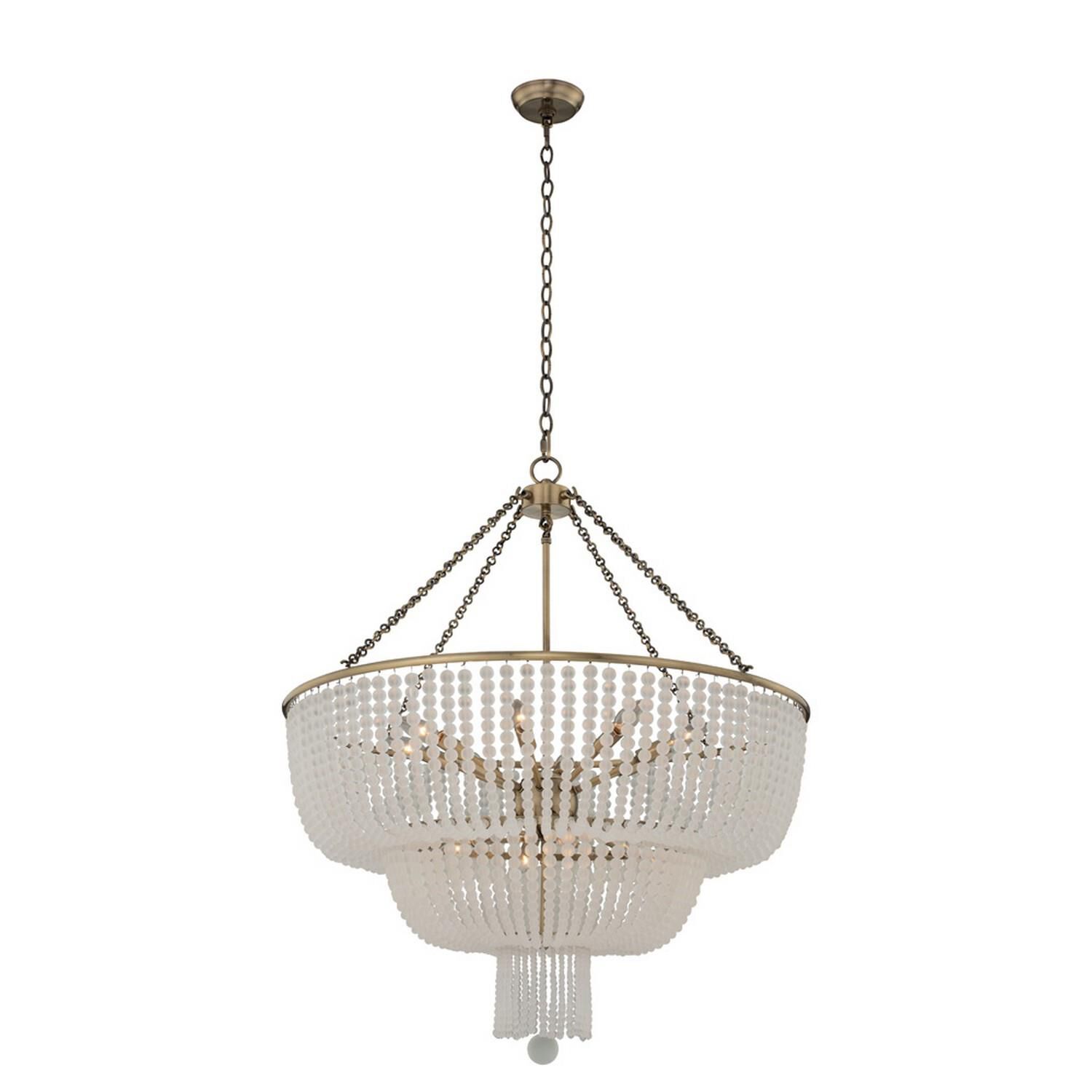 Esperanza 32 Inch 12 Light Chandelier by Kalco Lighting