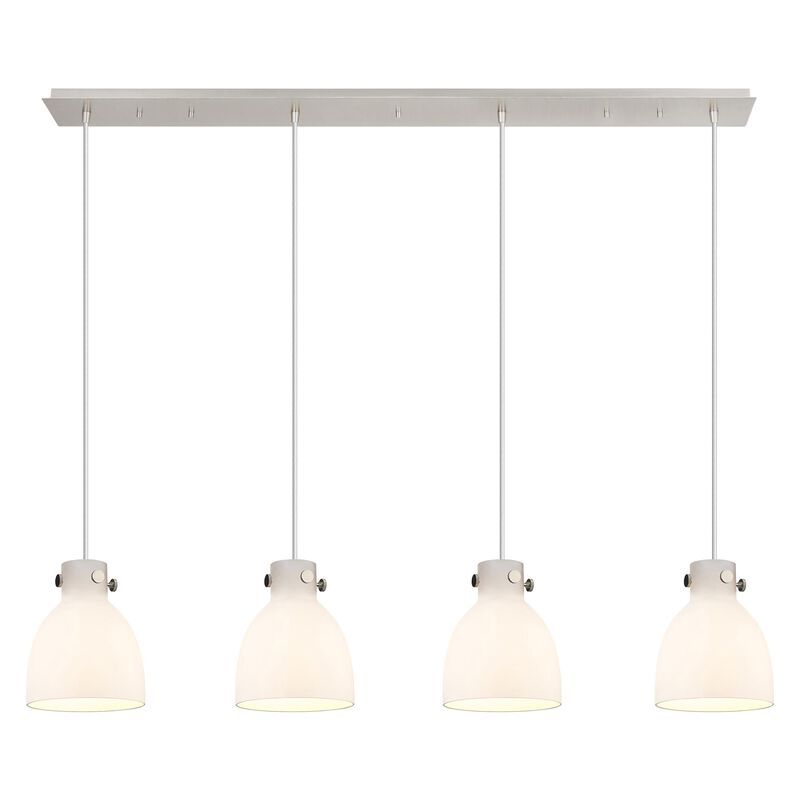 Bruno Marashlian Newton Bell 51 Inch 4 Light Linear Suspension Light by Innovations Lighting