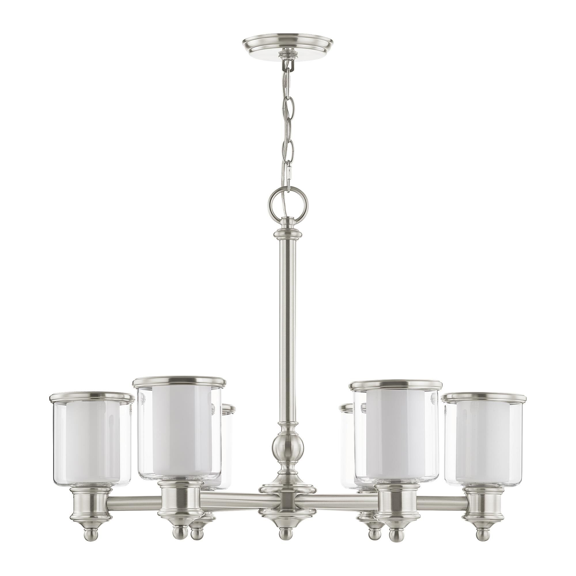 Middlebush 28 Inch 6 Light Chandelier by Livex Lighting