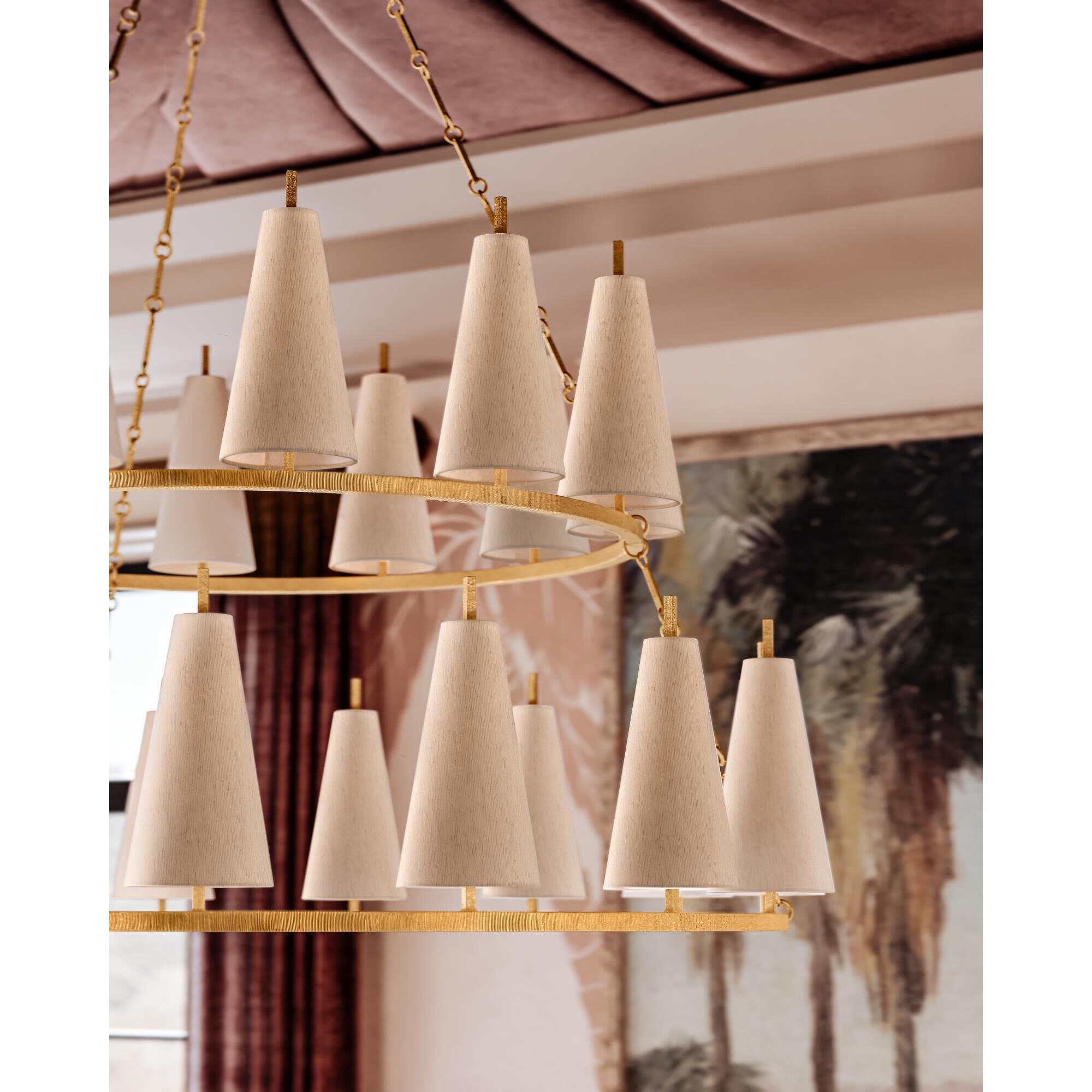 Tirana 55 Inch Chandelier by Corbett Lighting