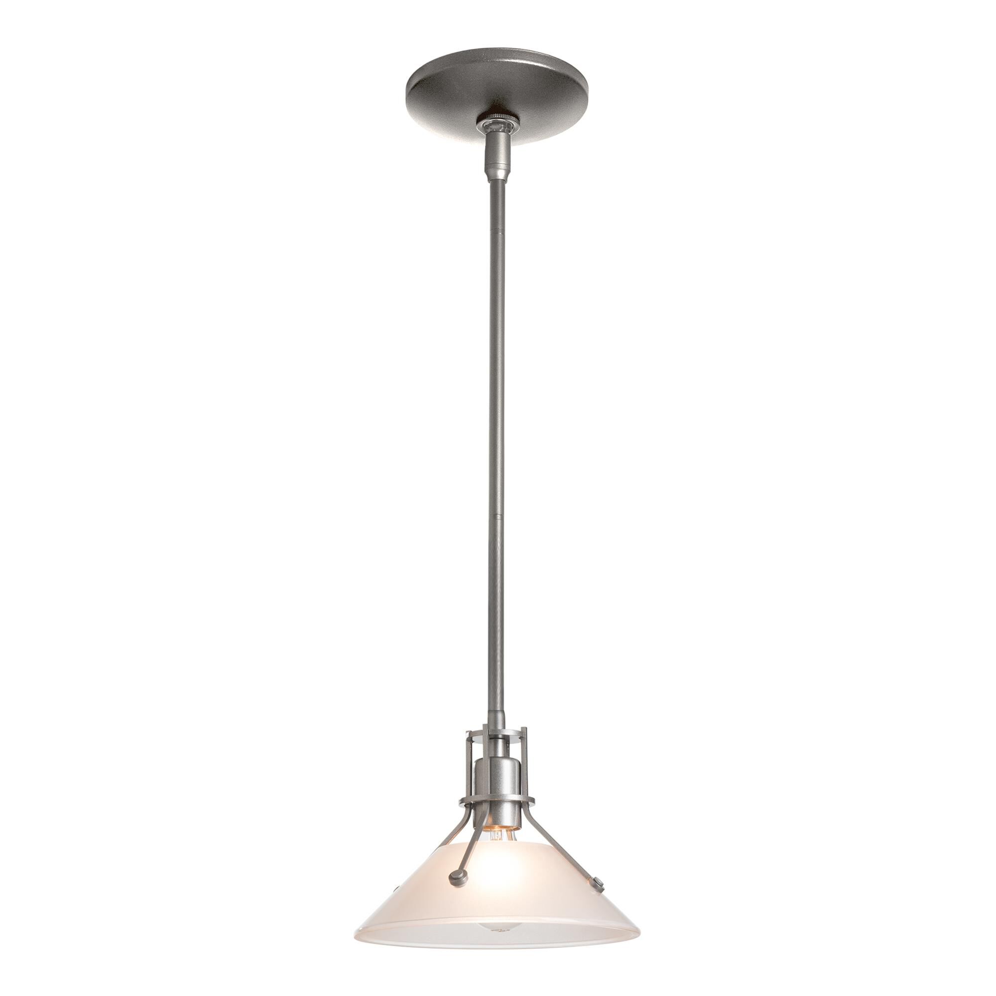 Shown in Vintage Platinum finish and Frosted glass