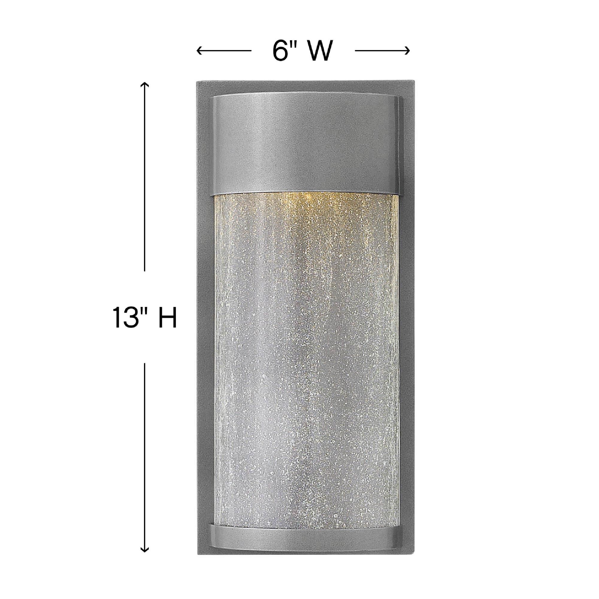Hinkley Lighting Shelter 13 Inch Tall Outdoor Wall Light