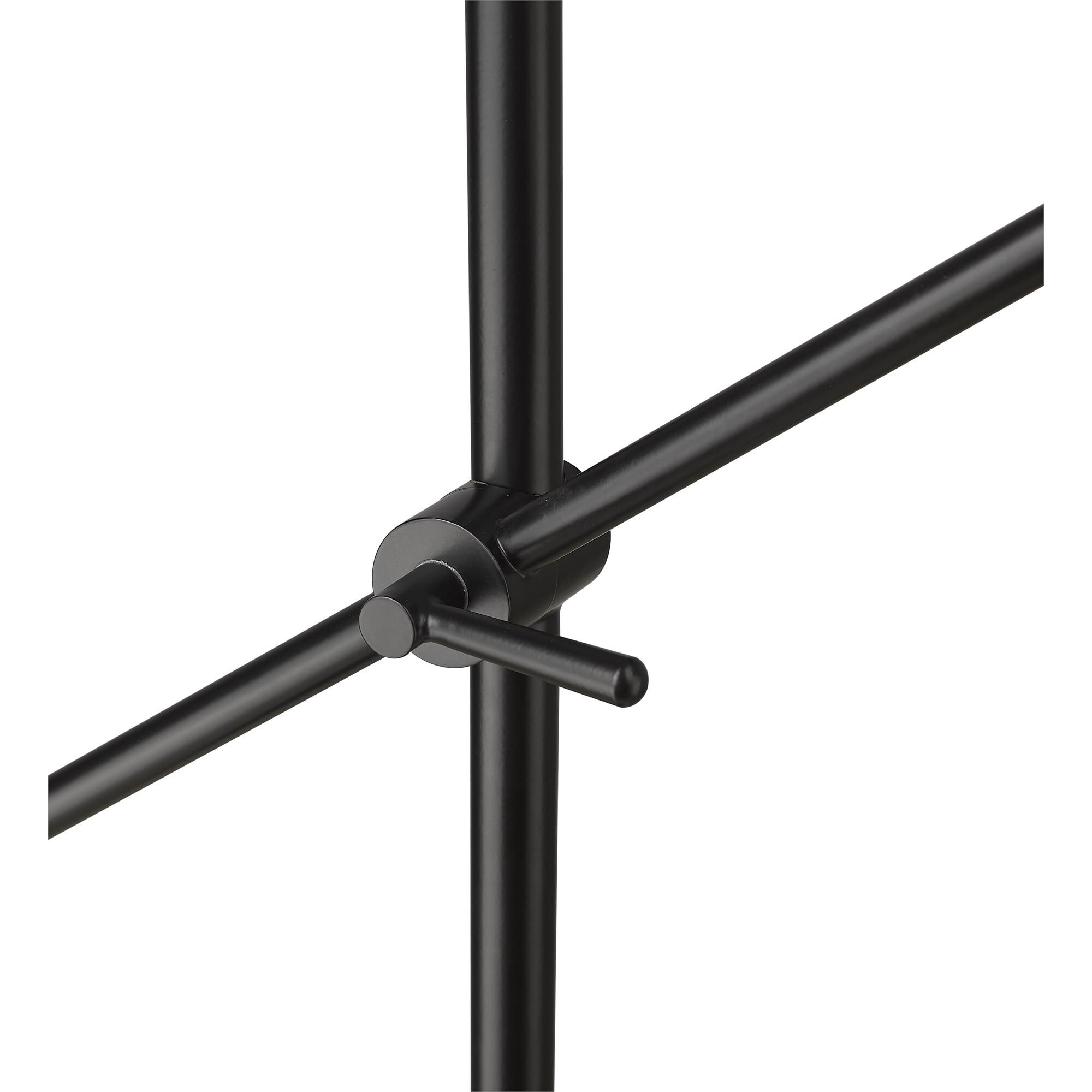 Shown in Matte Black finish and Outer Matte Black and Inner Golden Steel shade