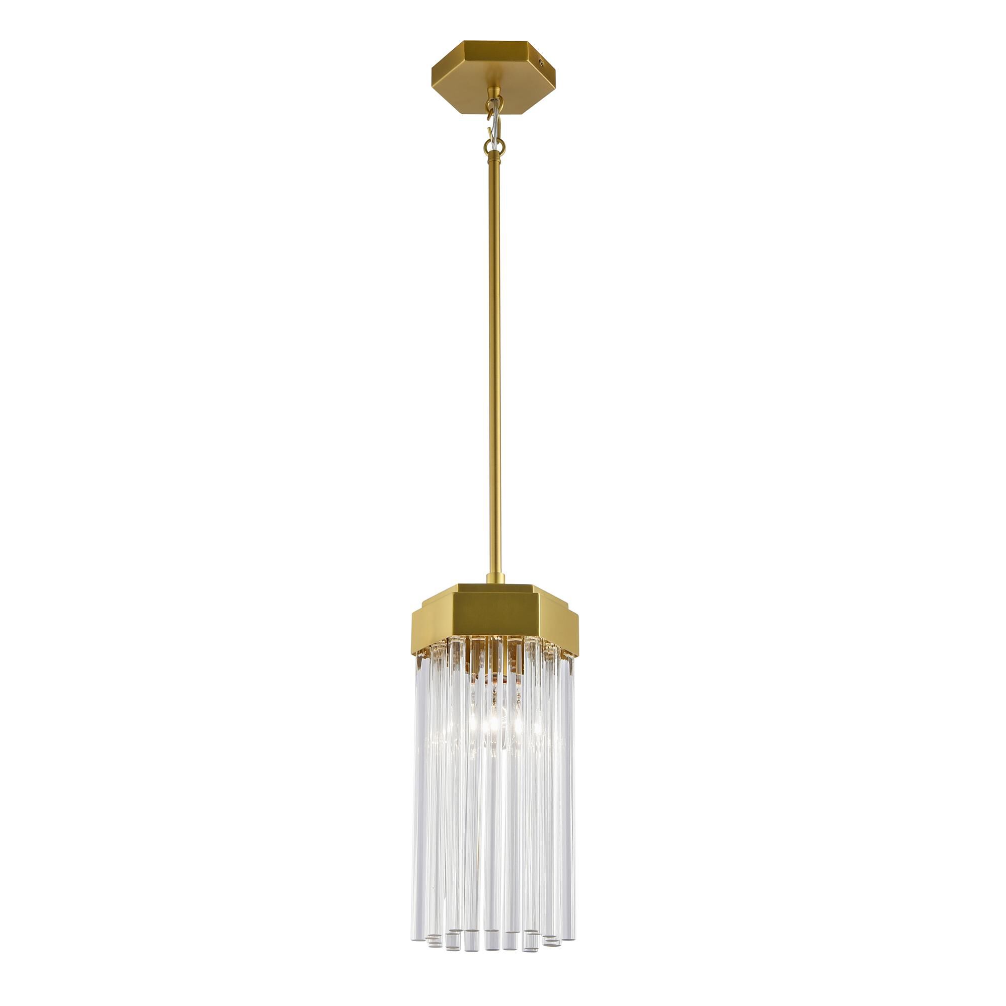 Shown in Brushed Brass finish